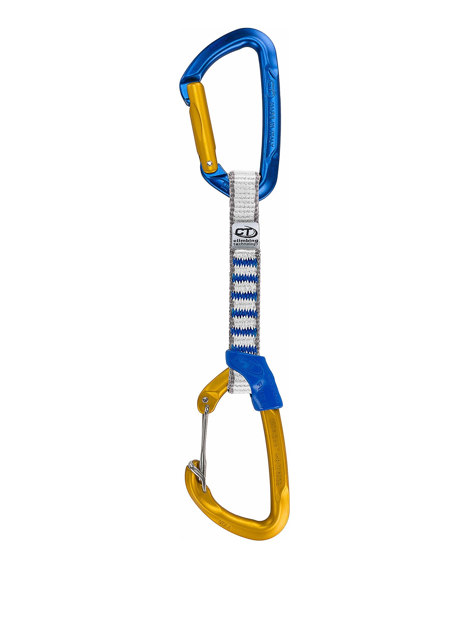 Penjački komplet Climbing Technology/SKYLOTEC Berry Set NY 12 cm - blue/ocher