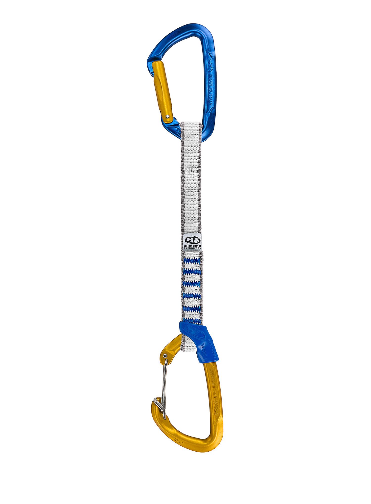 Penjački komplet Climbing Technology Berry Set NY 17 cm - blue/ocher