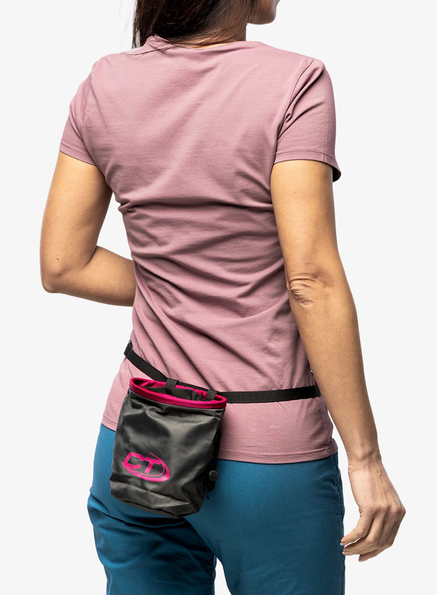 Vrećica za magnezij Climbing Technology/SKYLOTEC Cylinder - anthracite/cyclamen