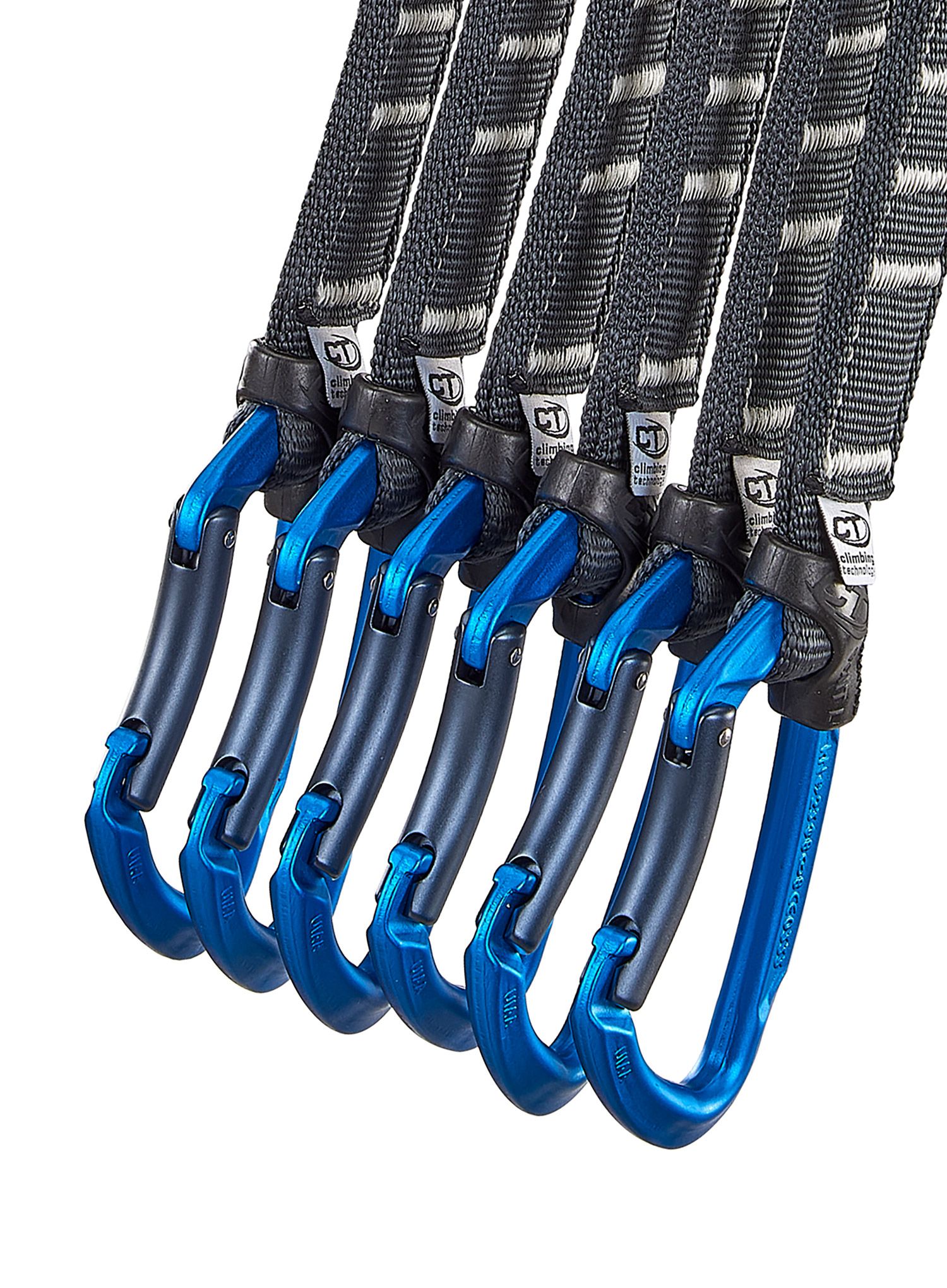 Penjački kompleti Climbing Technology/SKYLOTEC Lime Set NY Pro 17 cm 6-Pack - anthracite/electricblue