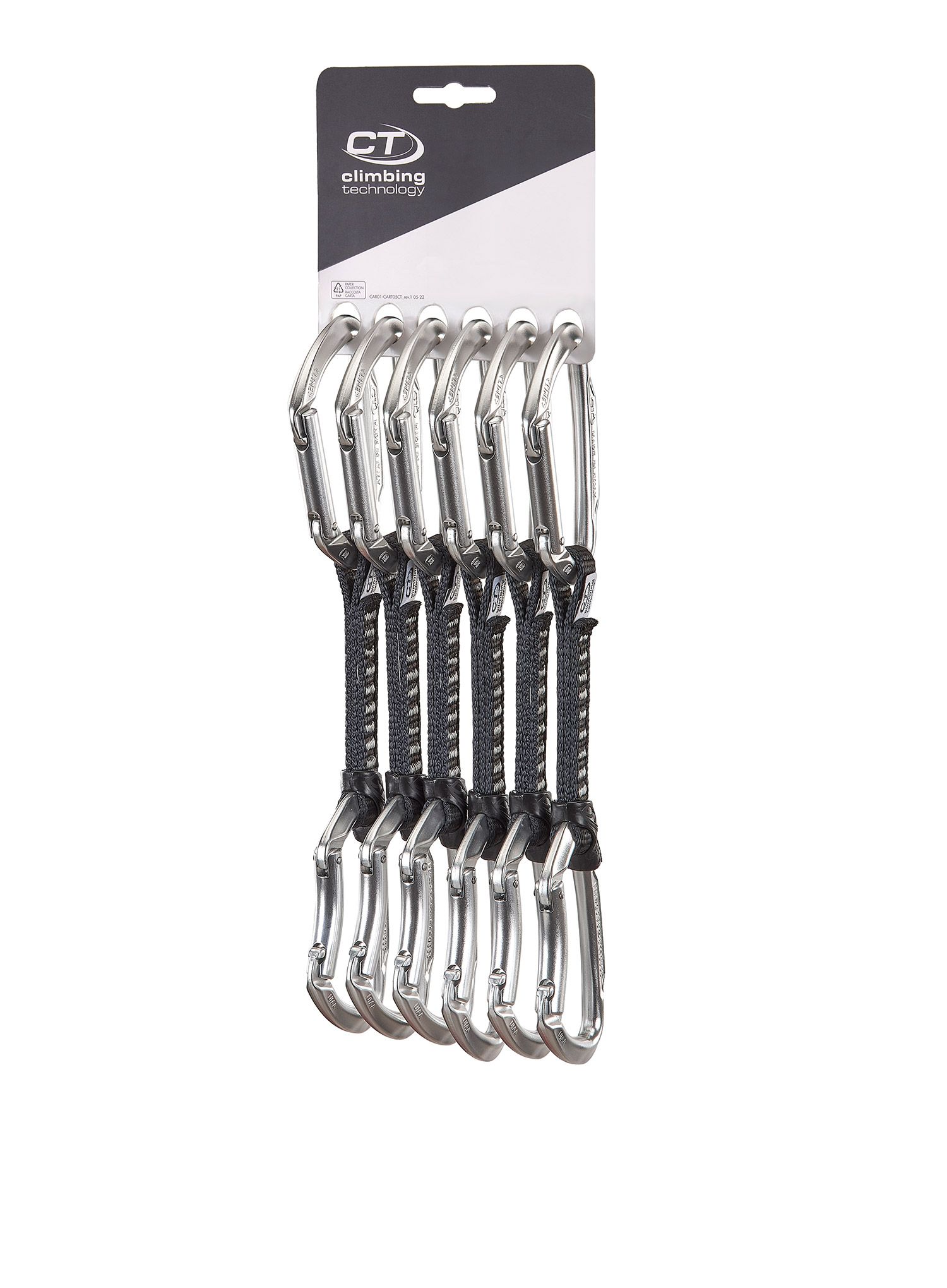Penjački kompleti Climbing Technology/SKYLOTEC Lime Set UL 12 cm 6-Pack - silver