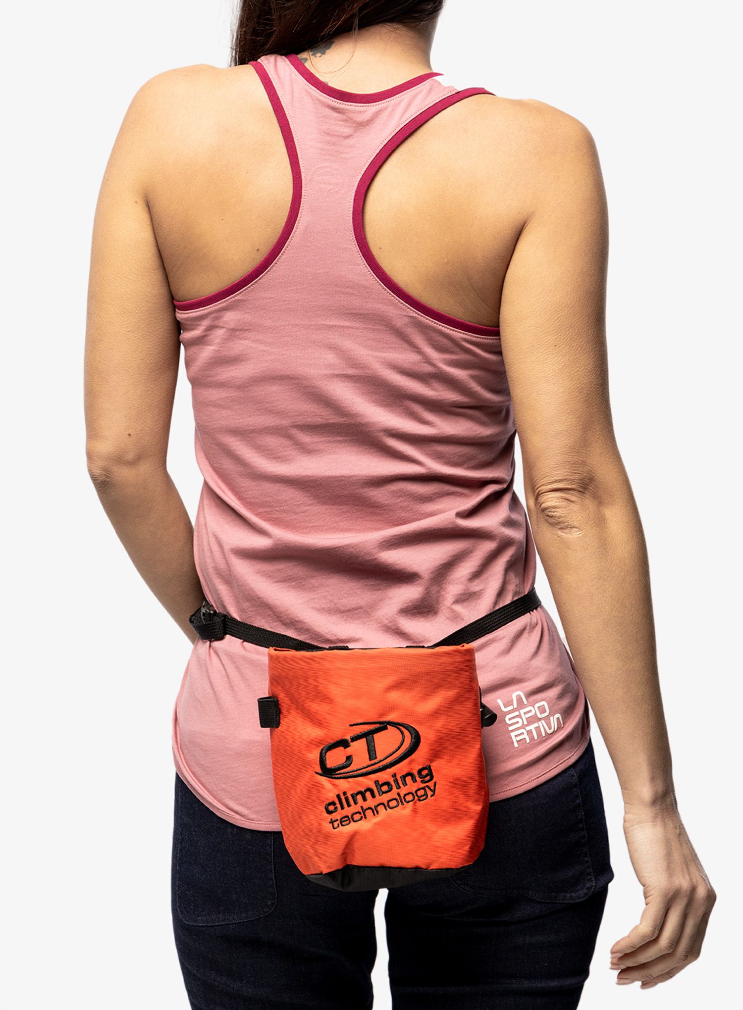 Vrećica za magnezij Climbing Technology Trapeze - orange