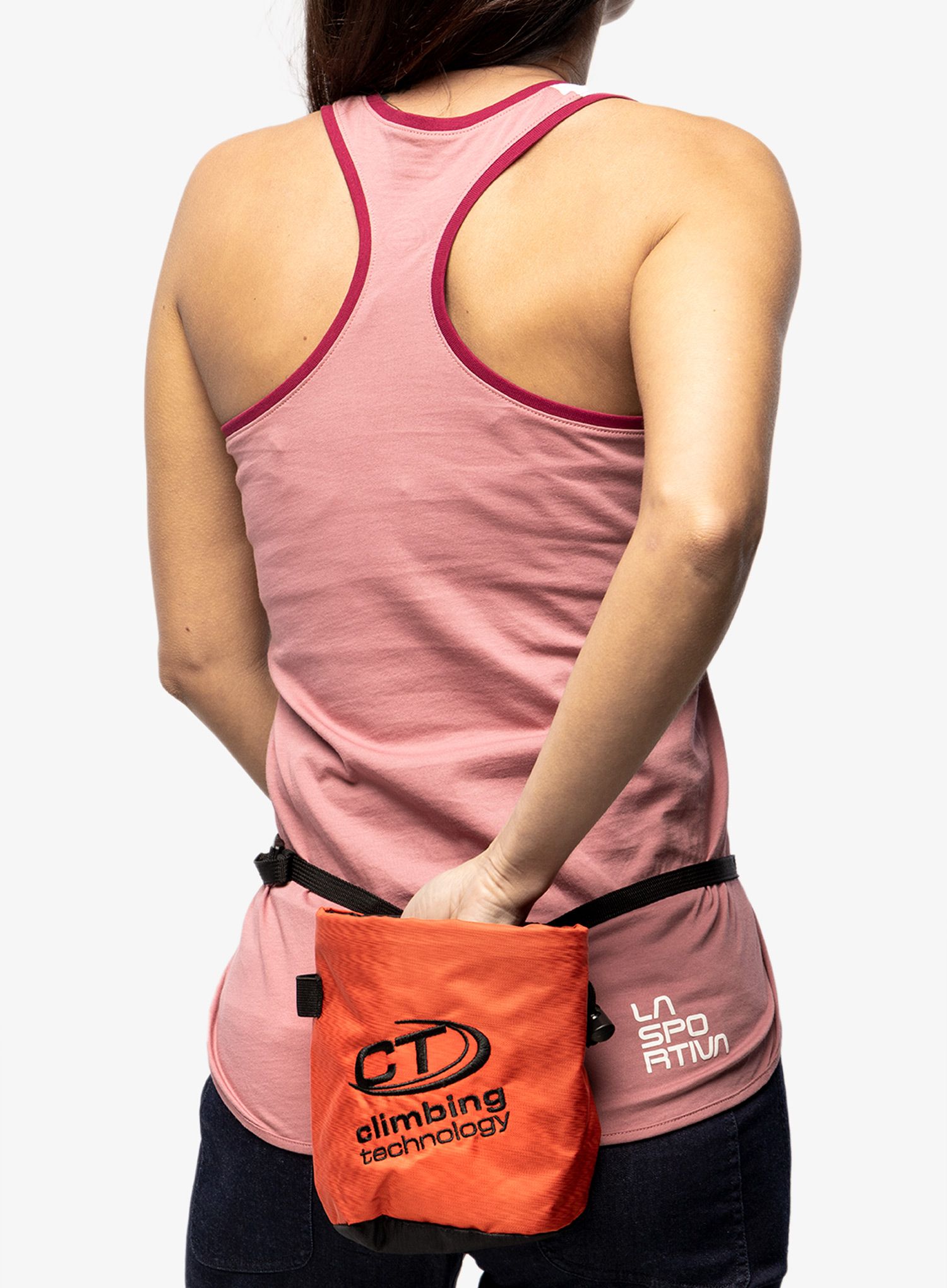 Vrećica za magnezij Climbing Technology Trapeze - orange
