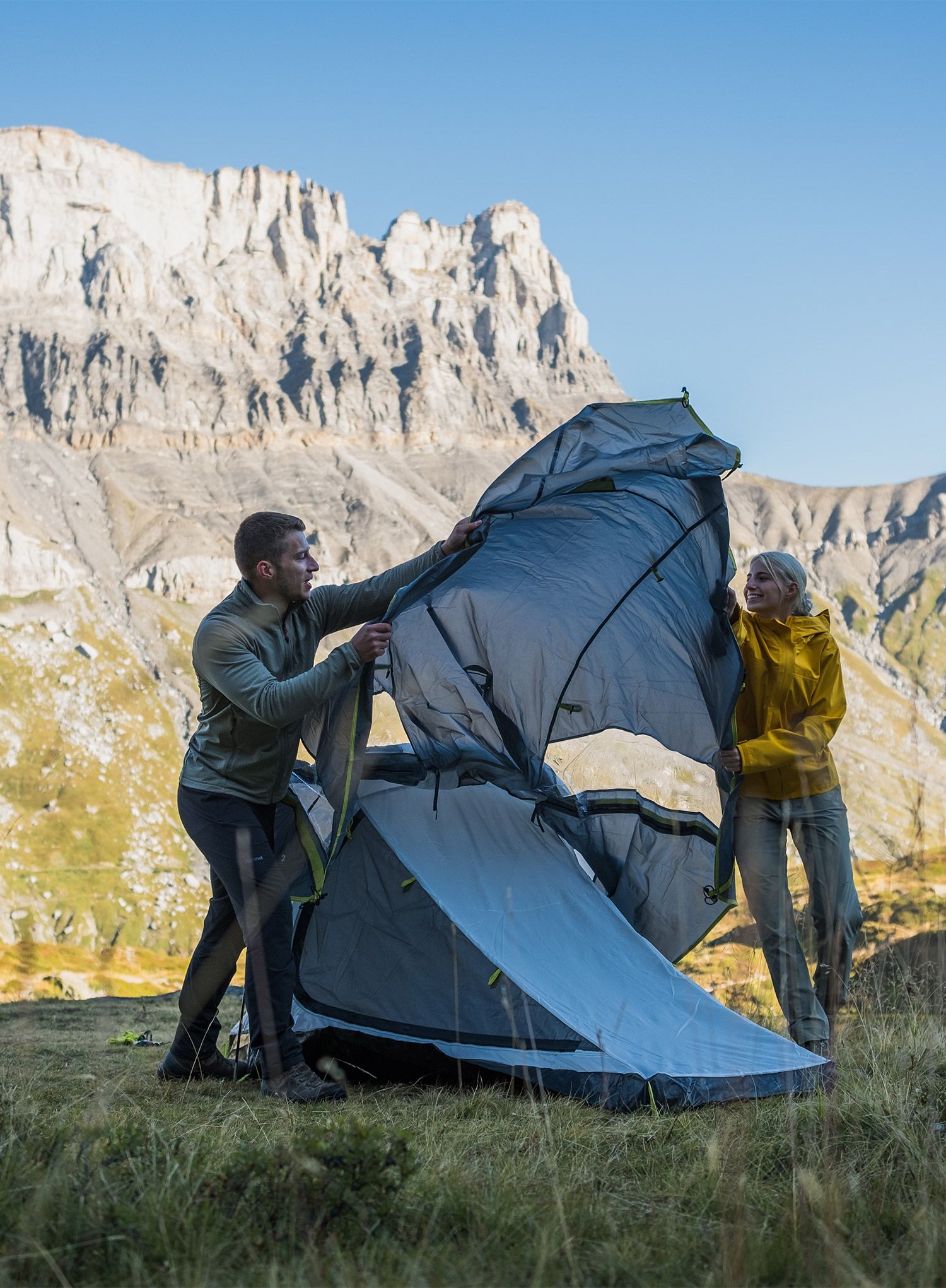 Šator za 2 osobe Coleman Bedrock 2 - grey