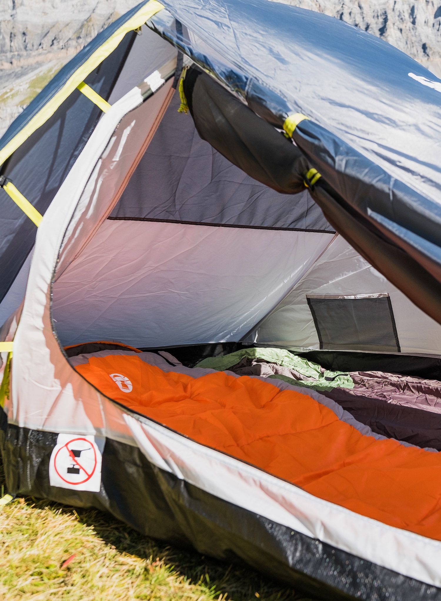 Šator za 2 osobe Coleman Bedrock 2 - grey