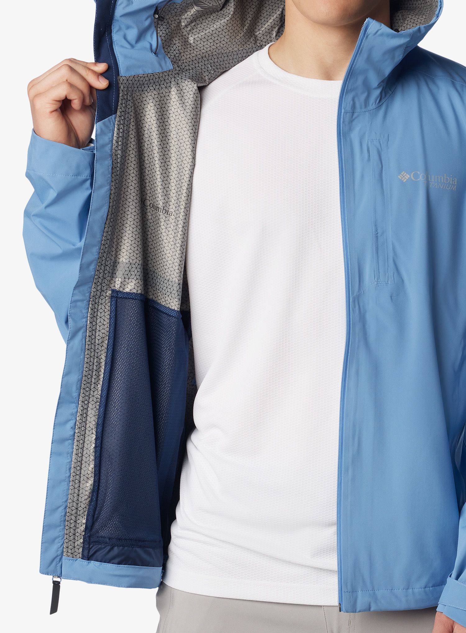Kišna jakna Columbia Ampli-Dry II Shell - skyler