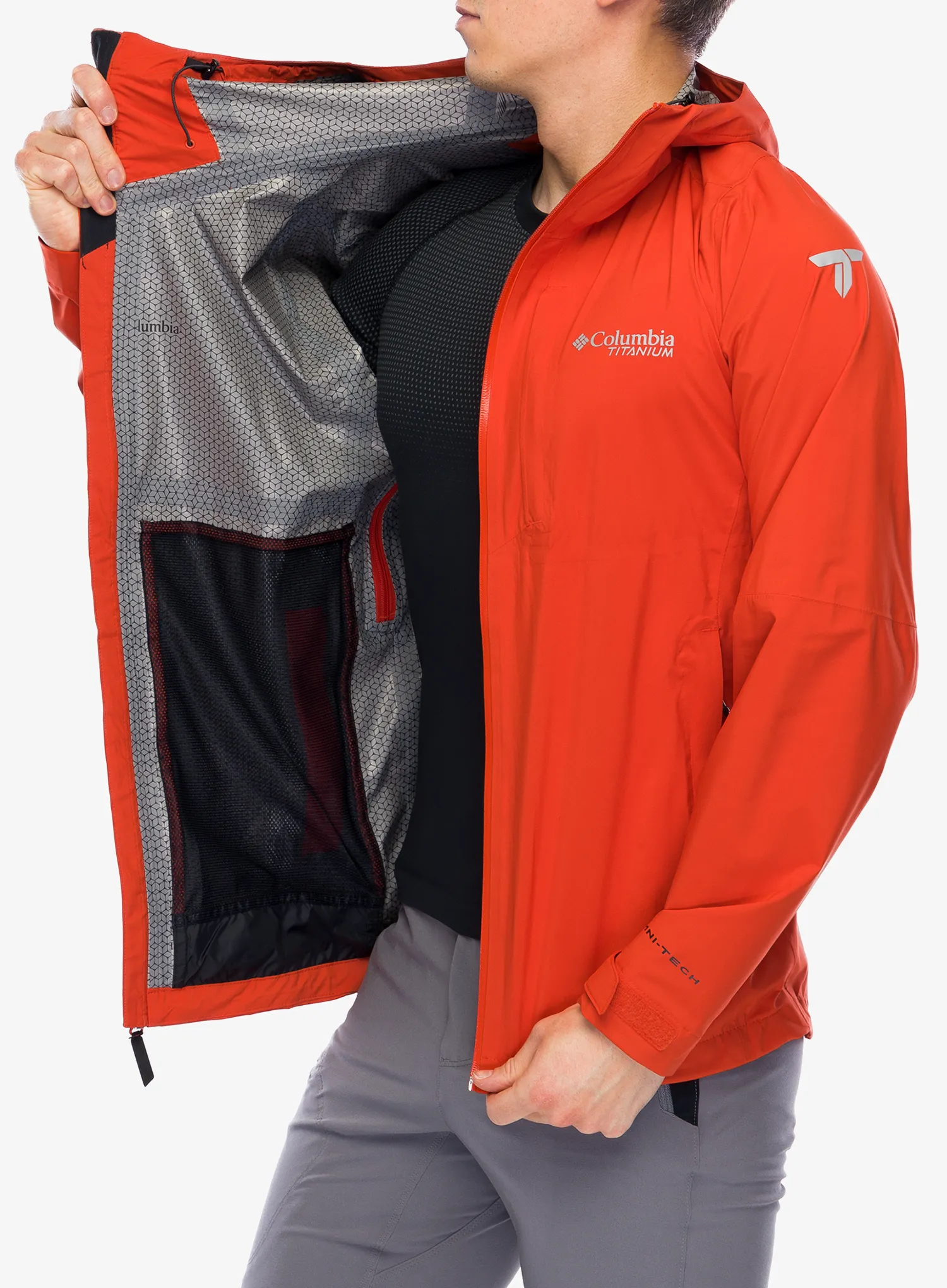 Kišna jakna Columbia Ampli-Dry II Shell - spicy
