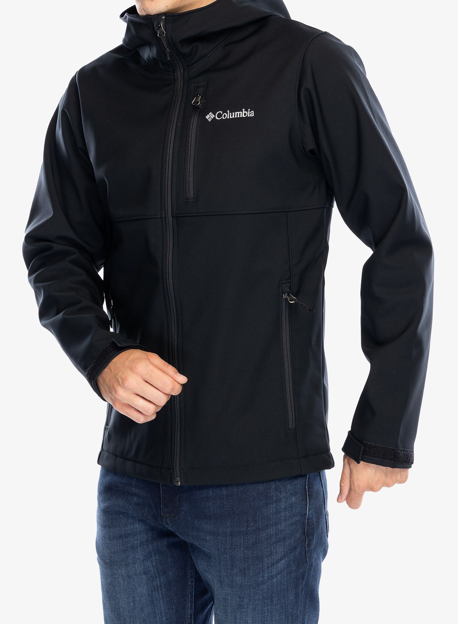 Softshell jakna Columbia Ascender II Hooded Softshell Jacket - black