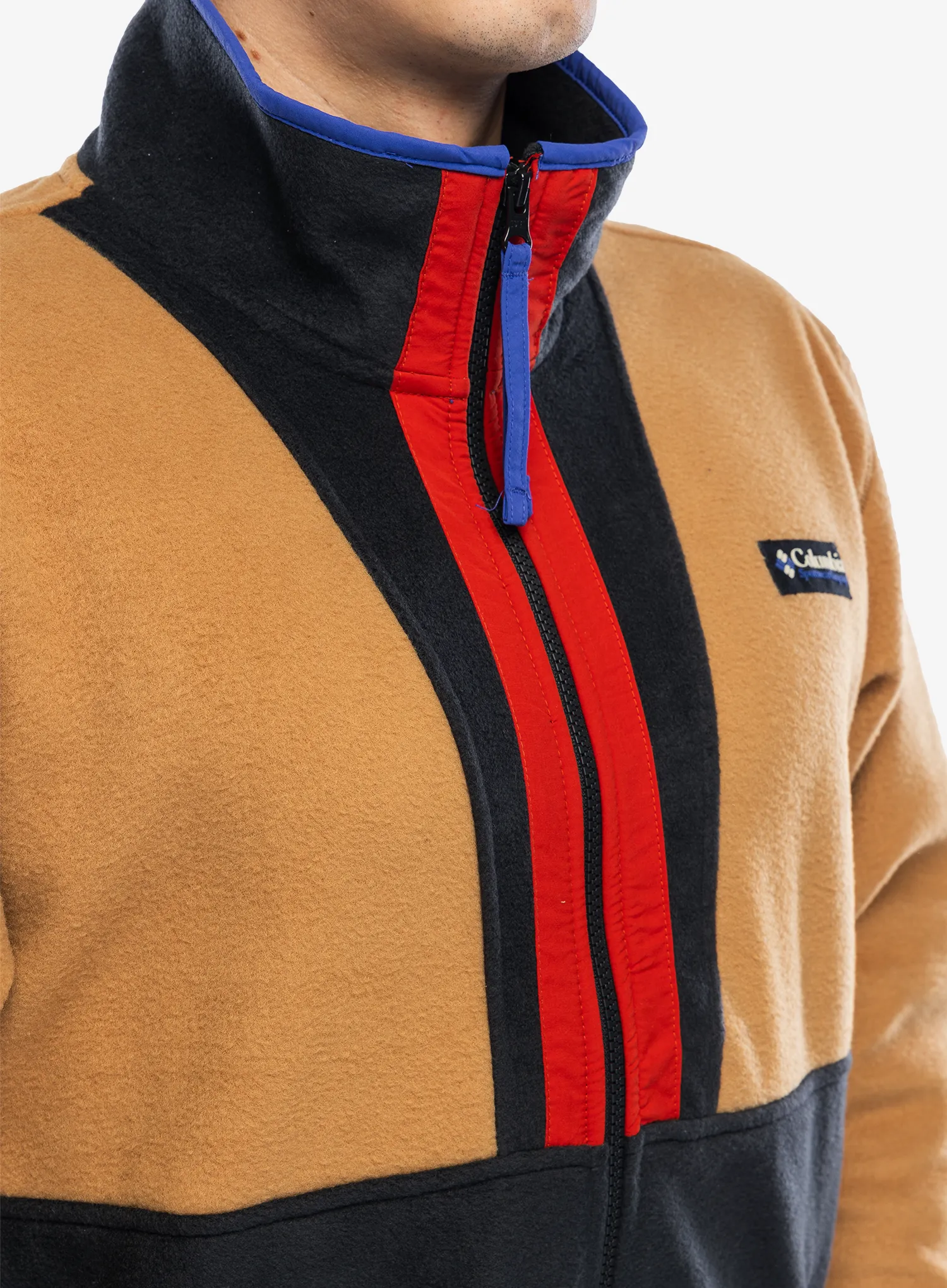 Dukserica od flisa Columbia Backbowl II Full Zip Fleece - camel brown/black