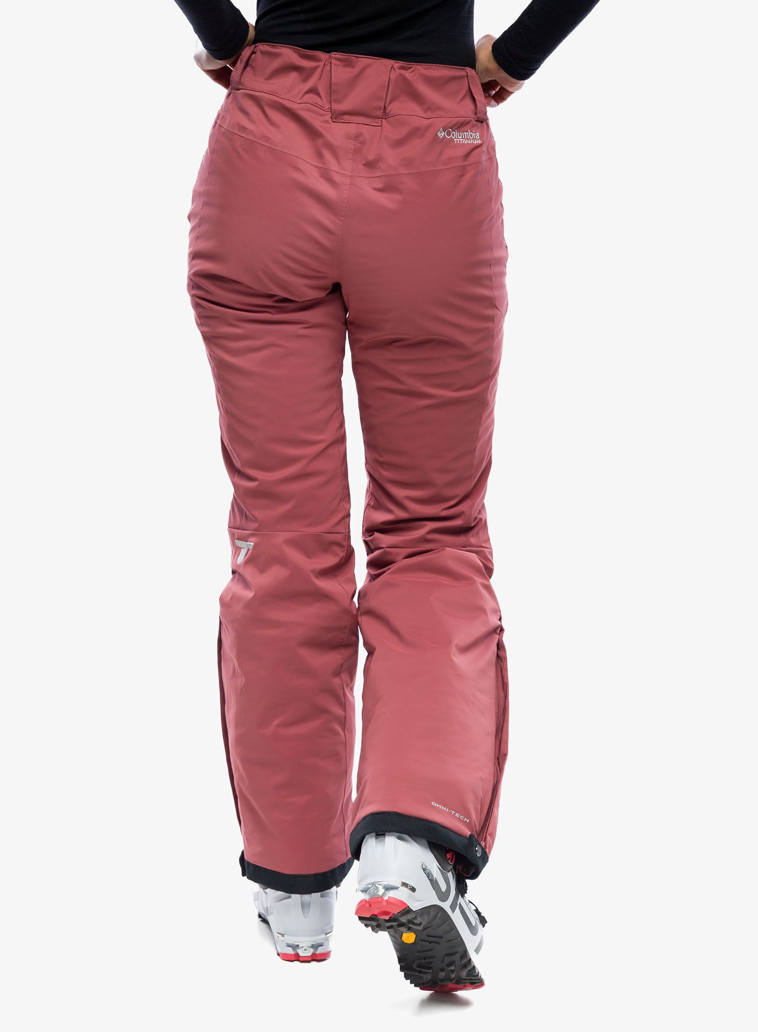 Ženske skijaške hlače Columbia Backslope III Insulated Pant - beetroot