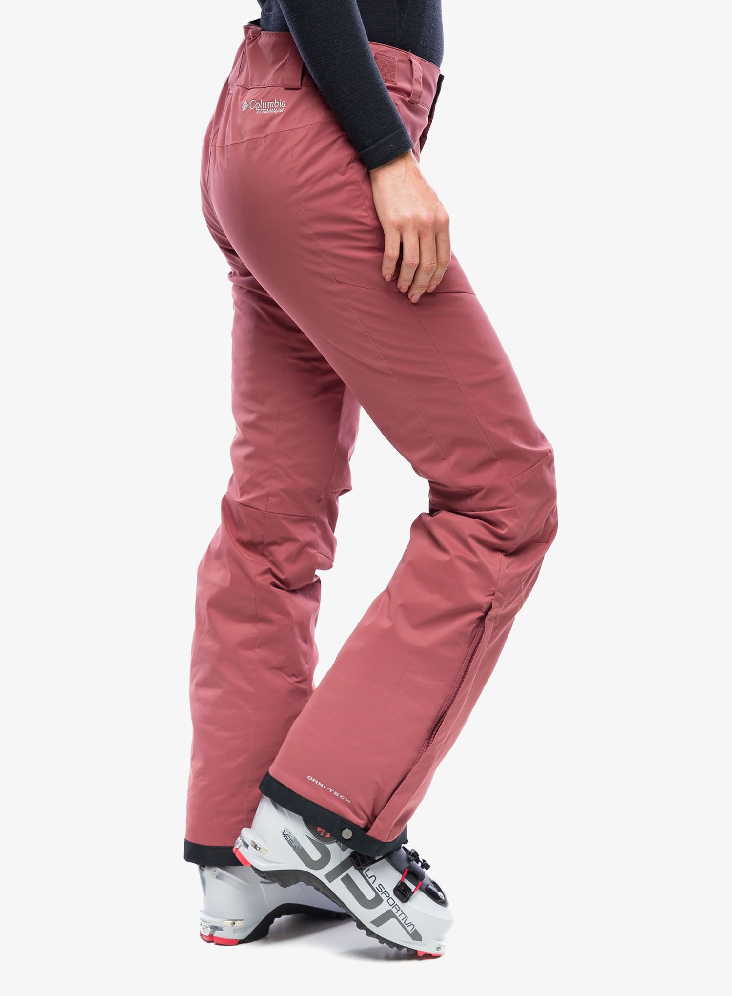 Ženske skijaške hlače Columbia Backslope III Insulated Pant - beetroot