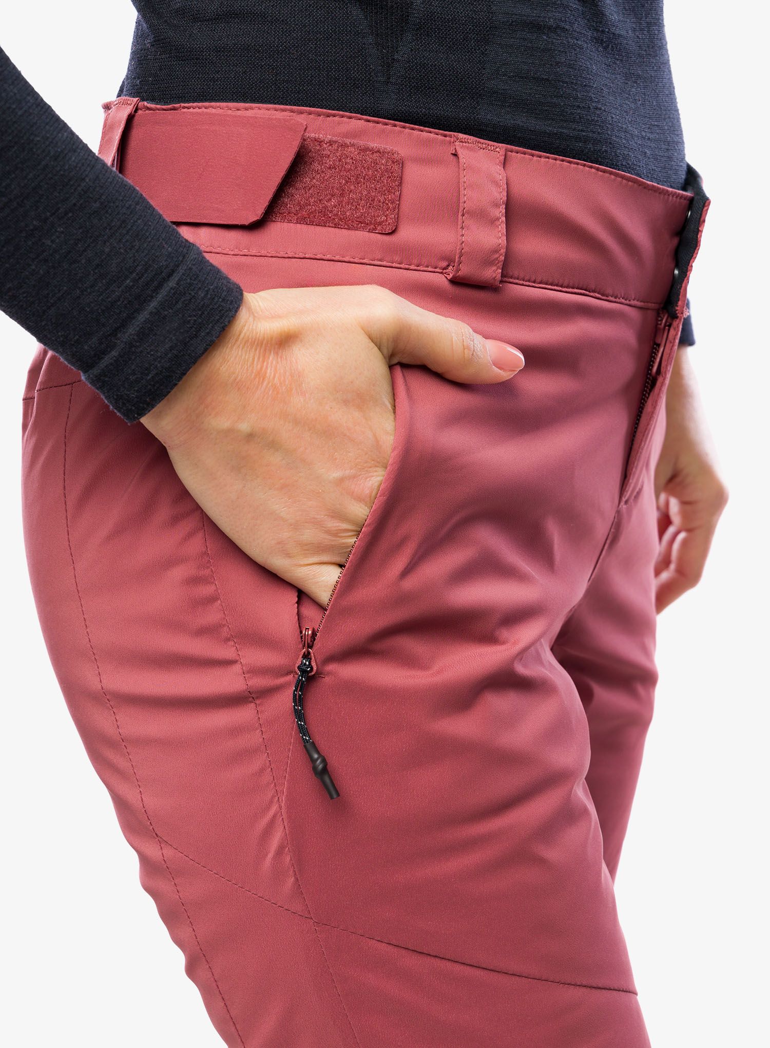 Ženske skijaške hlače Columbia Backslope III Insulated Pant - beetroot