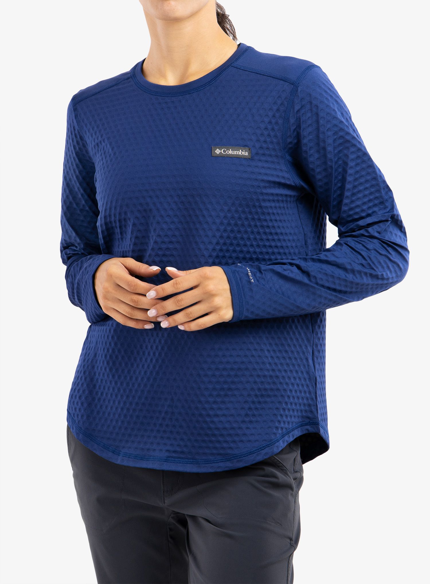 Ženska dukserica Columbia Bliss Ascent LS - dark sapphire