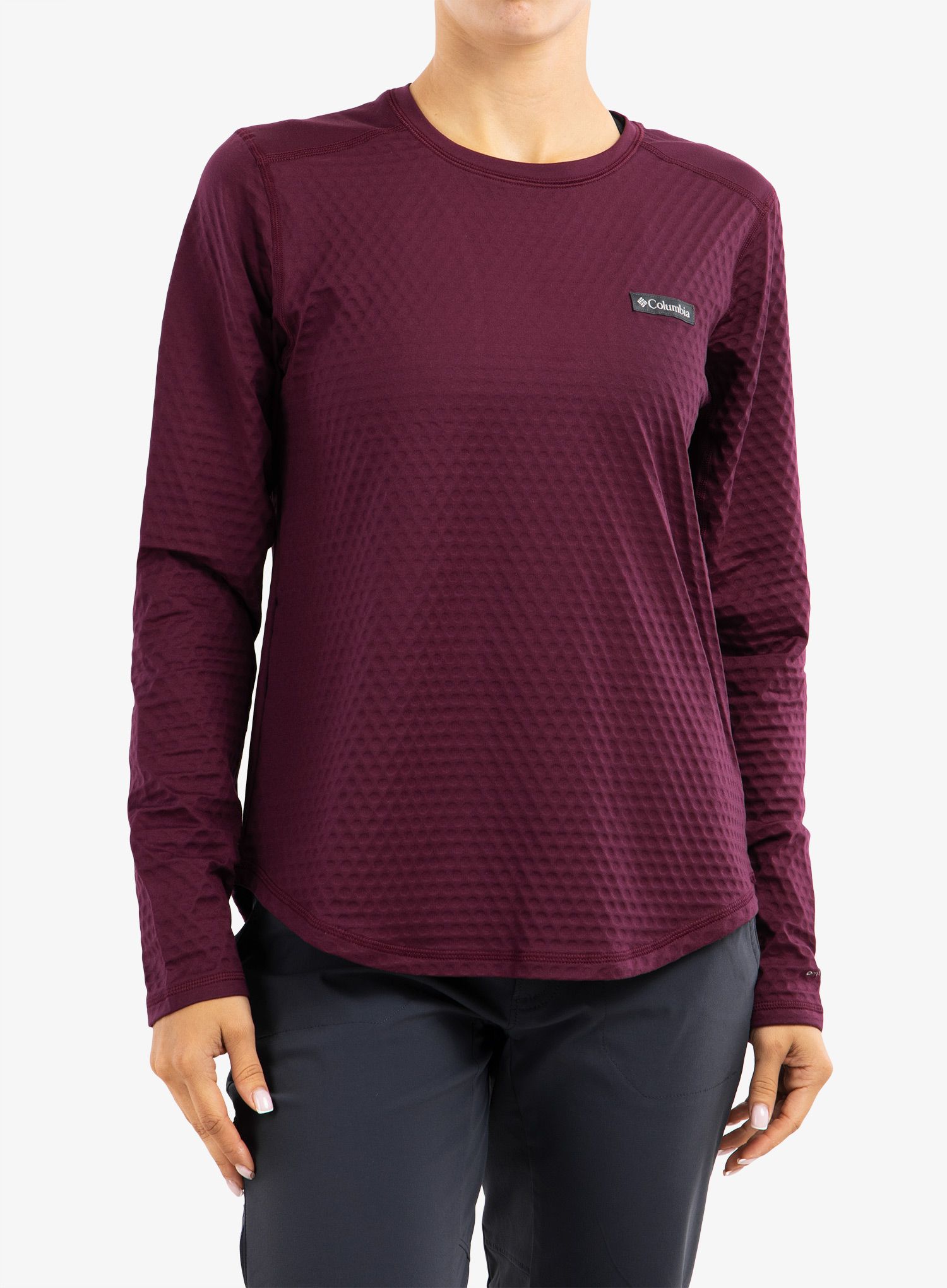 Ženska dukserica bez kapuljače Columbia Bliss Ascent LS - marionberry