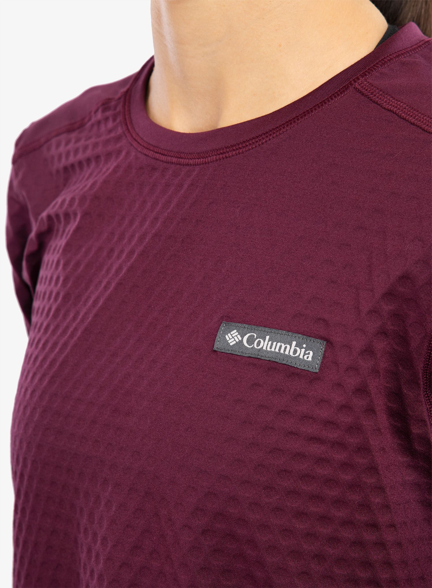Ženska dukserica bez kapuljače Columbia Bliss Ascent LS - marionberry
