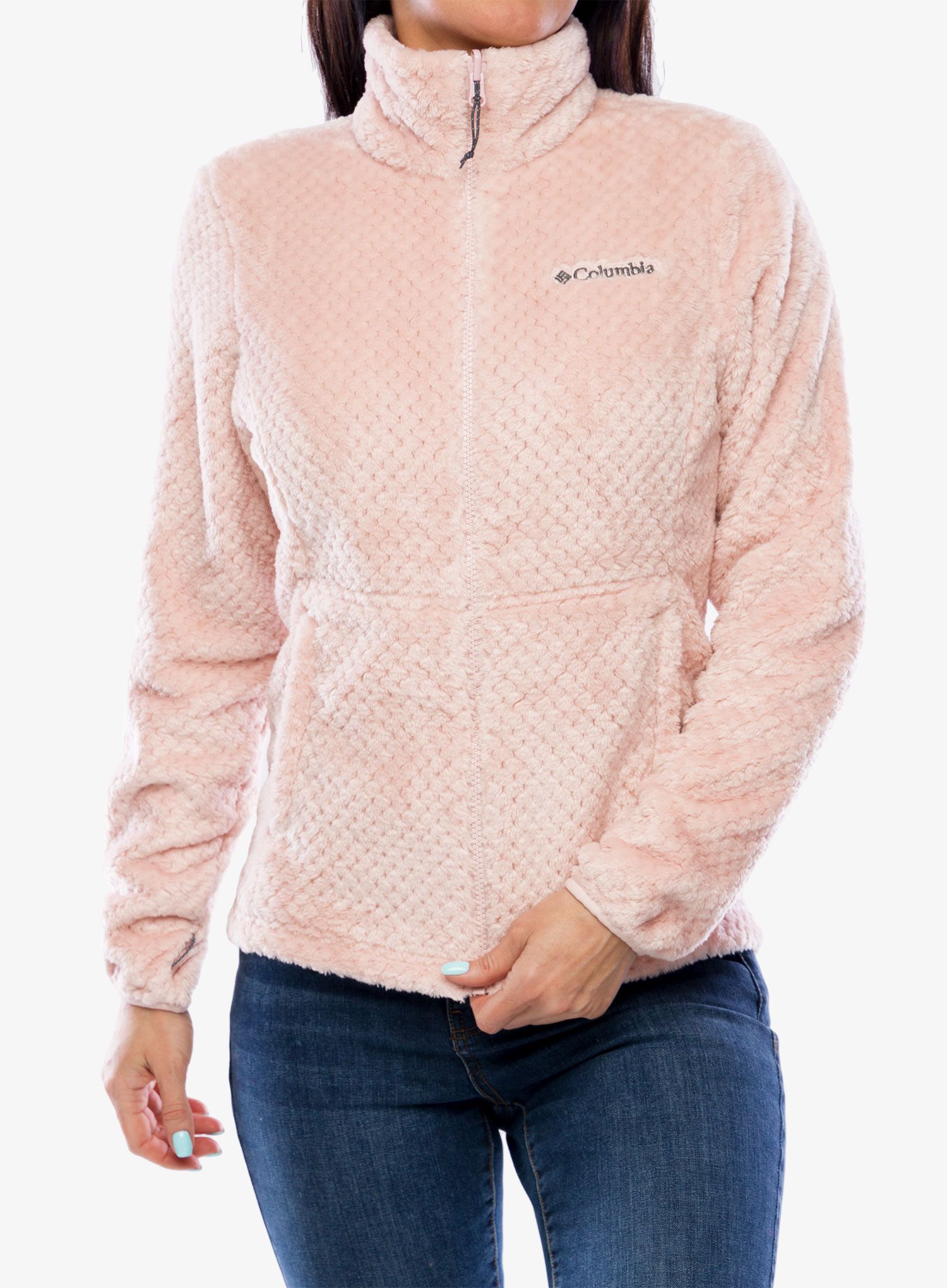 Ženska jakna 3u1 Columbia Bugaboo II Fleece Interchange Jacket - beetroot/dusty pink