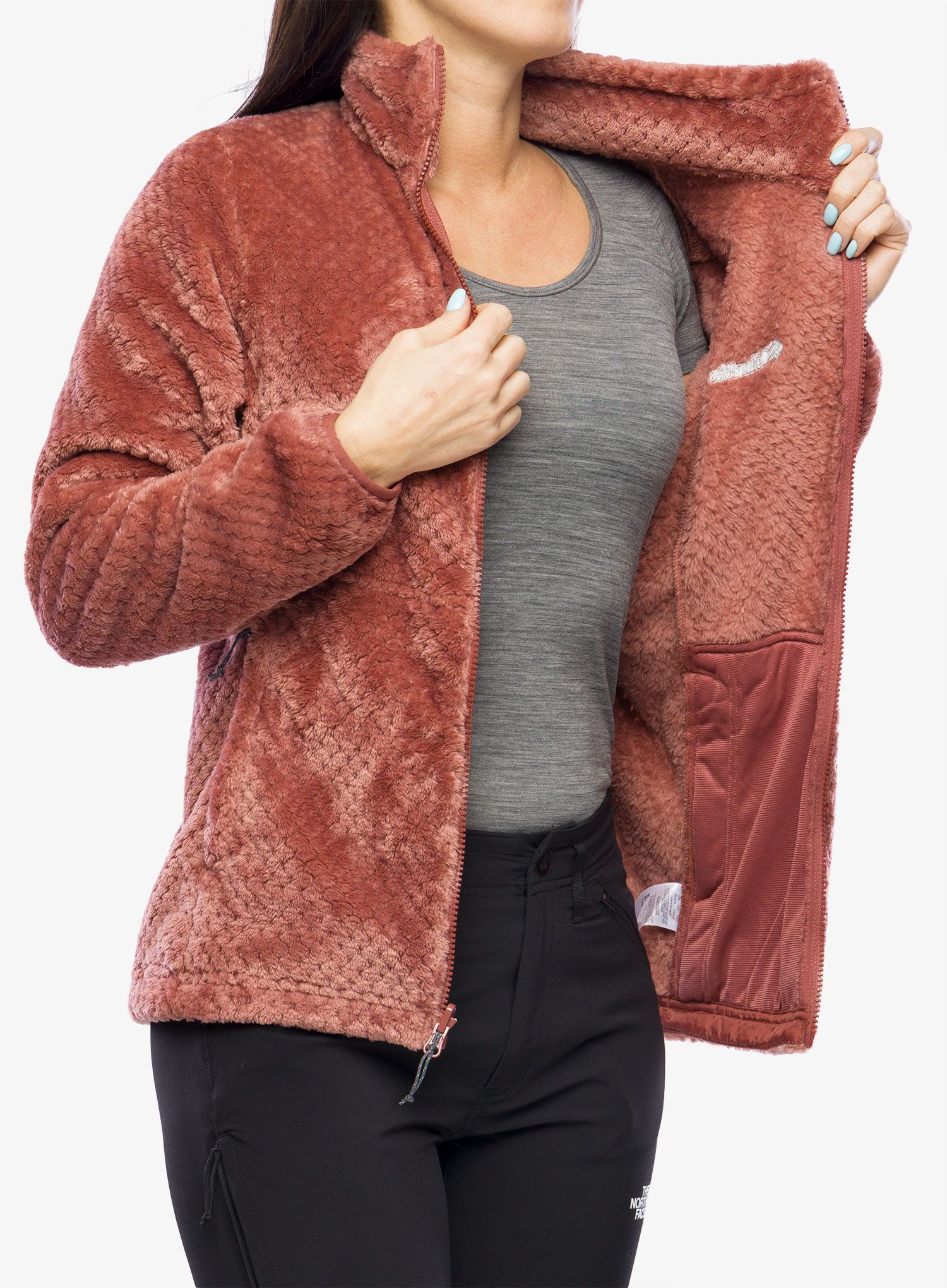 Ženska jakna 3u1 Columbia Bugaboo II Fleece Interchange Jacket - faded peach/beetroot lining