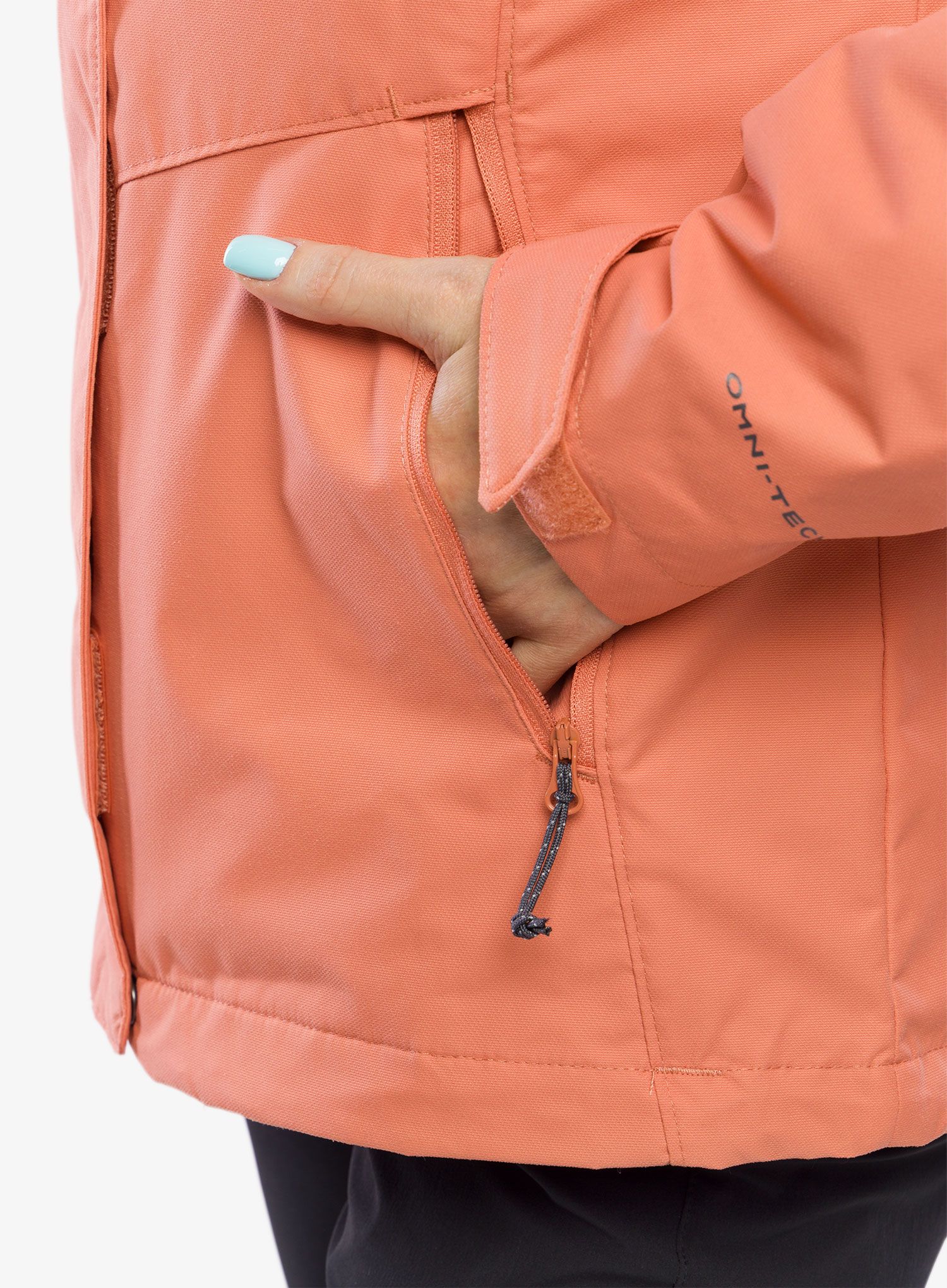 Ženska jakna 3u1 Columbia Bugaboo II Fleece Interchange Jacket - faded peach/beetroot lining