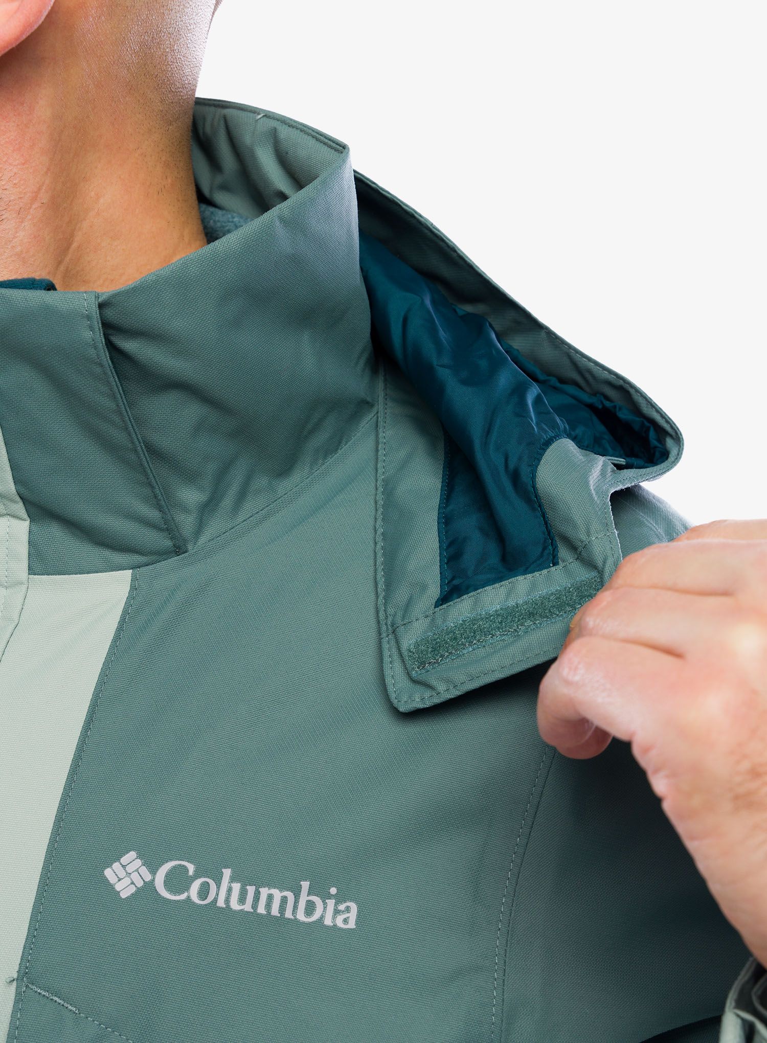Jakna 3u1 Columbia Bugaboo II Fleece Interchange Jacket - niagara/metal night wave htr