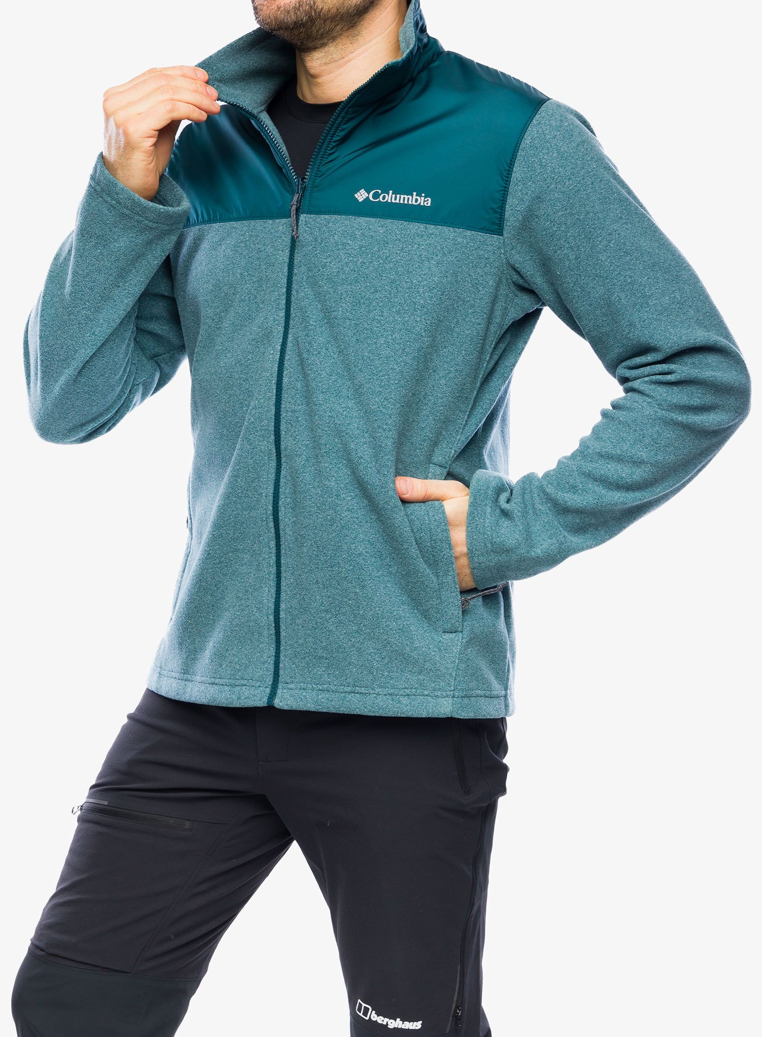 Jakna 3u1 Columbia Bugaboo II Fleece Interchange Jacket - niagara/metal night wave htr