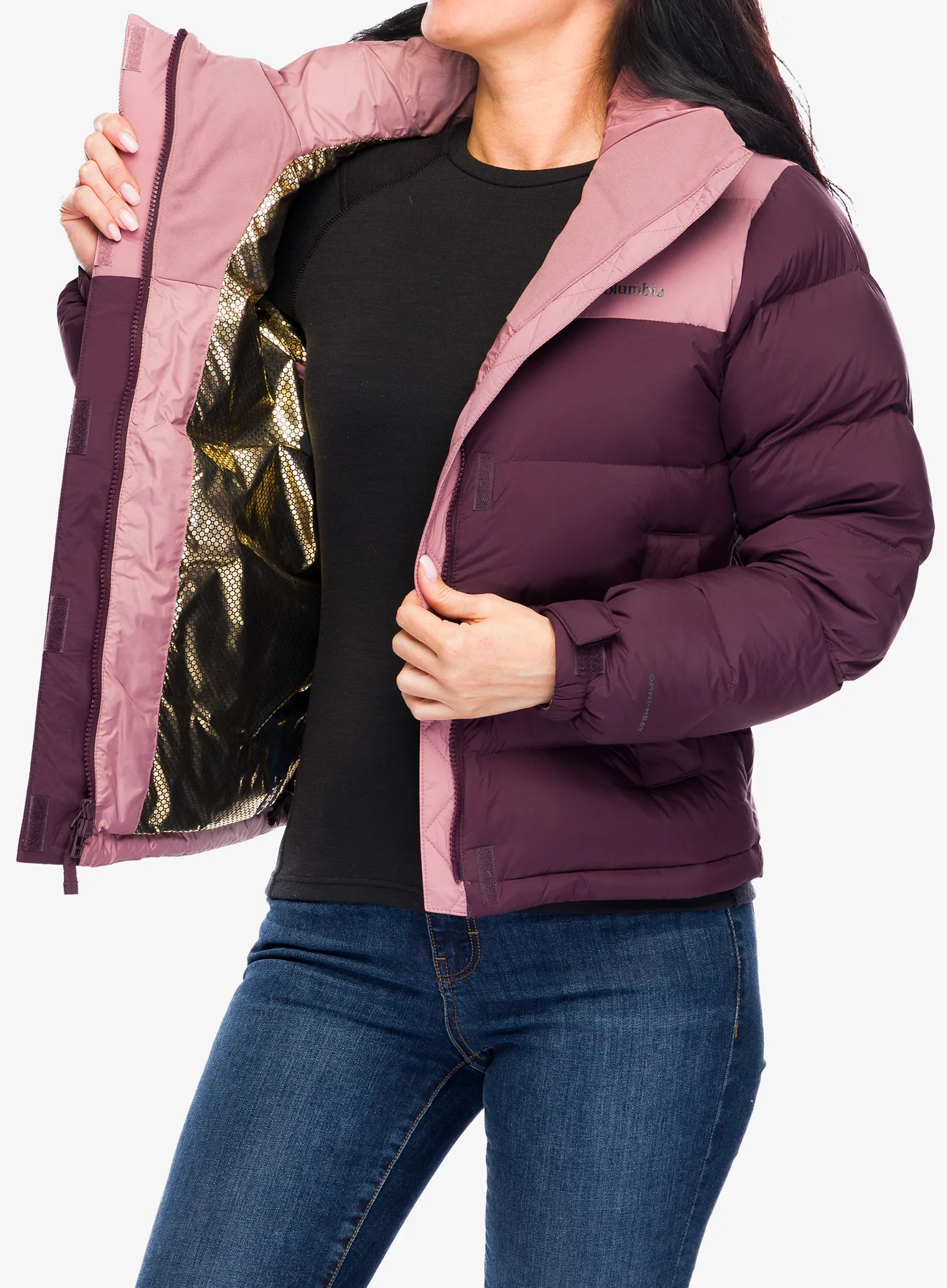 Ženska zimska jakna Columbia Bulo Point III Down Jacket - moonvista/fig