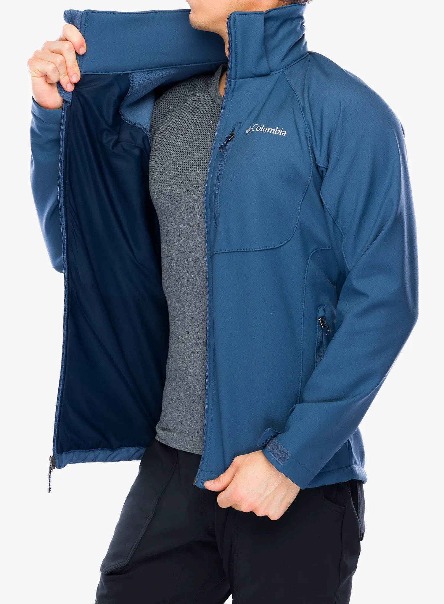 Softshell jakna Columbia Cascade Ridge III Softshell - dark mountain