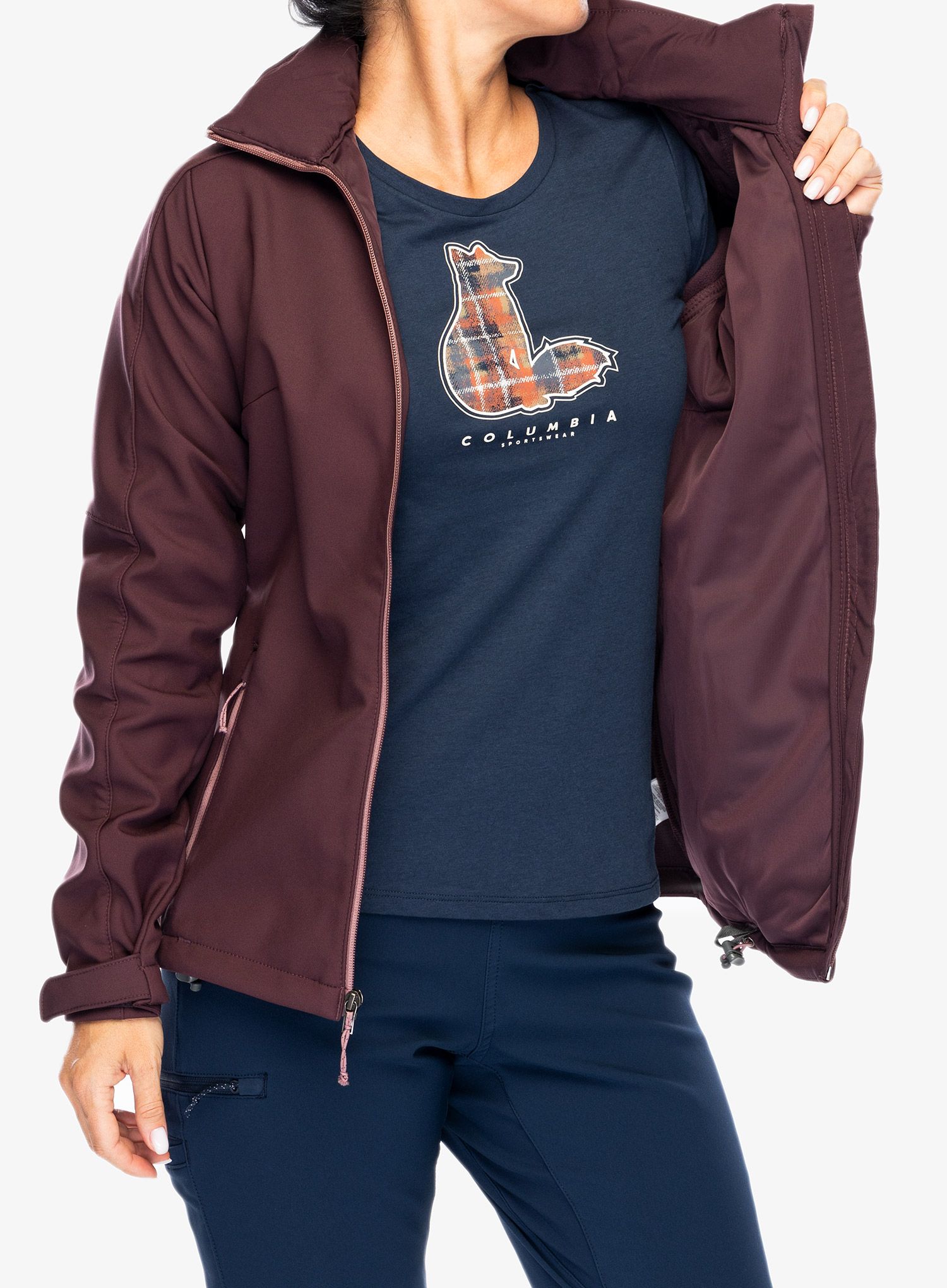 Softshell jakna Columbia Cascade Ridge II Jacket - moonvista