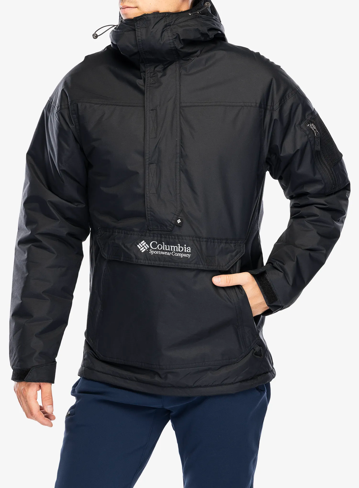 Jakna s postavom Columbia Challenger II Insulated Pullover - black