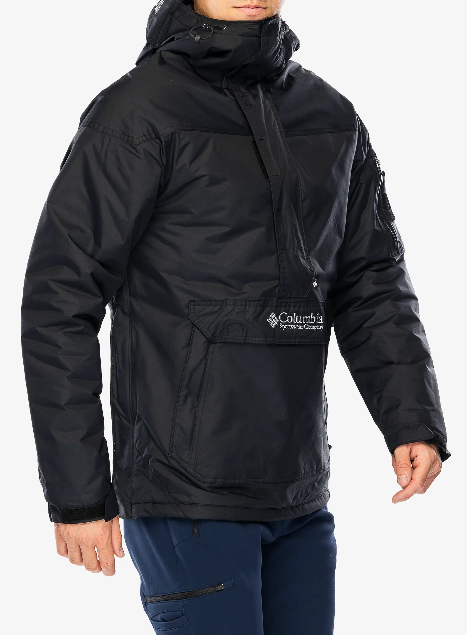 Jakna s postavom Columbia Challenger II Insulated Pullover - black