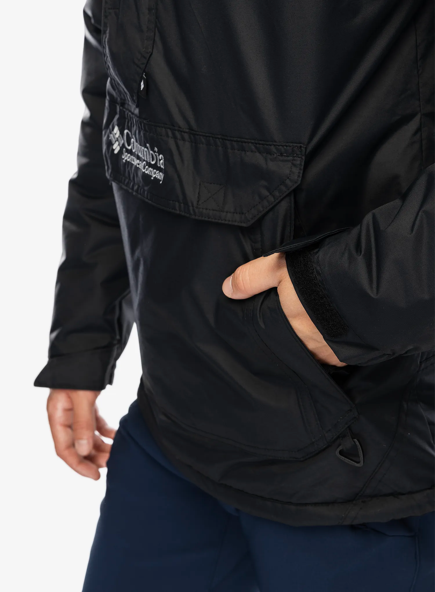 Jakna s postavom Columbia Challenger II Insulated Pullover - black