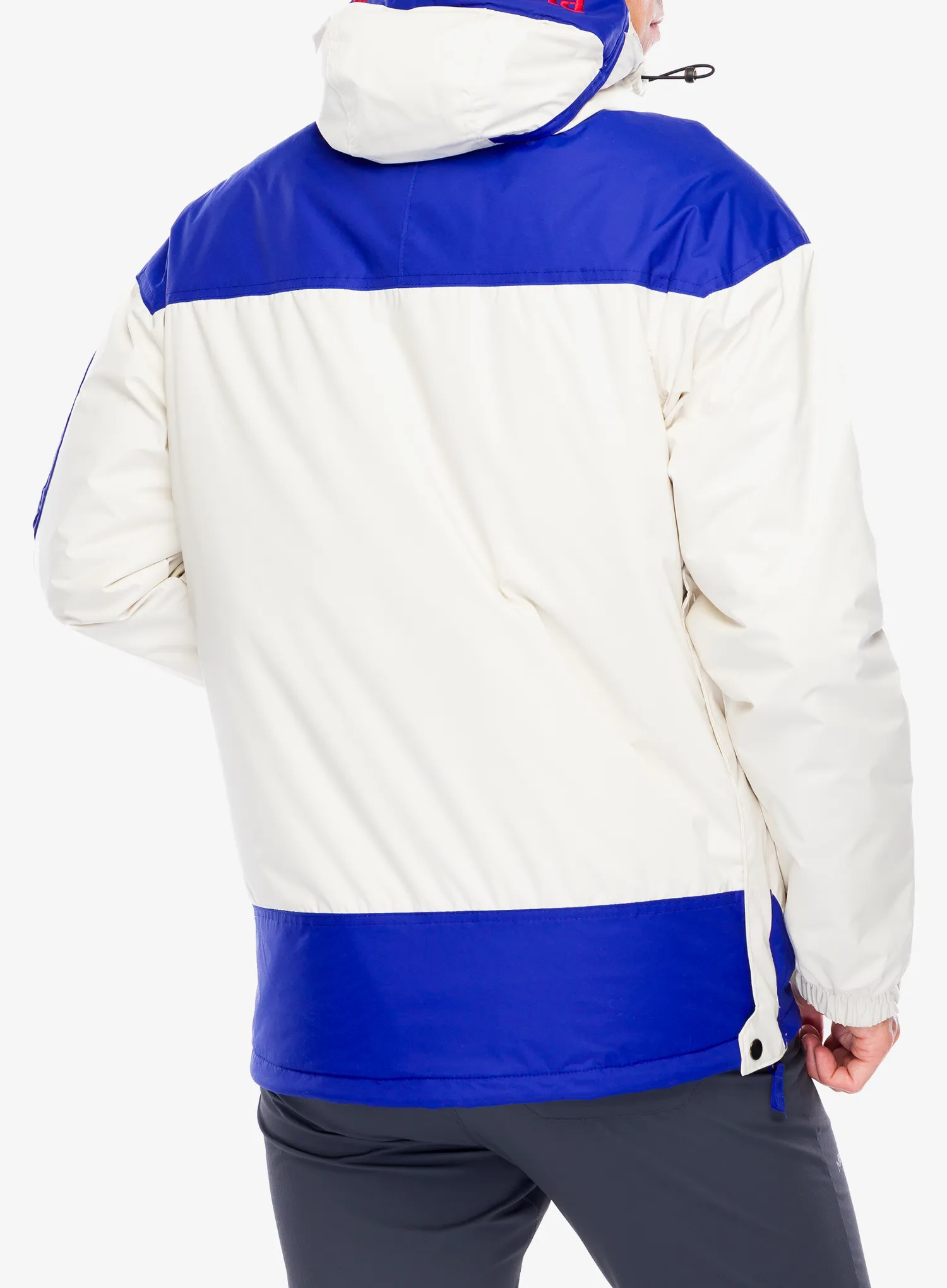 Jakna s postavom Columbia Challenger II Insulated Pullover - chalk/clematis blue