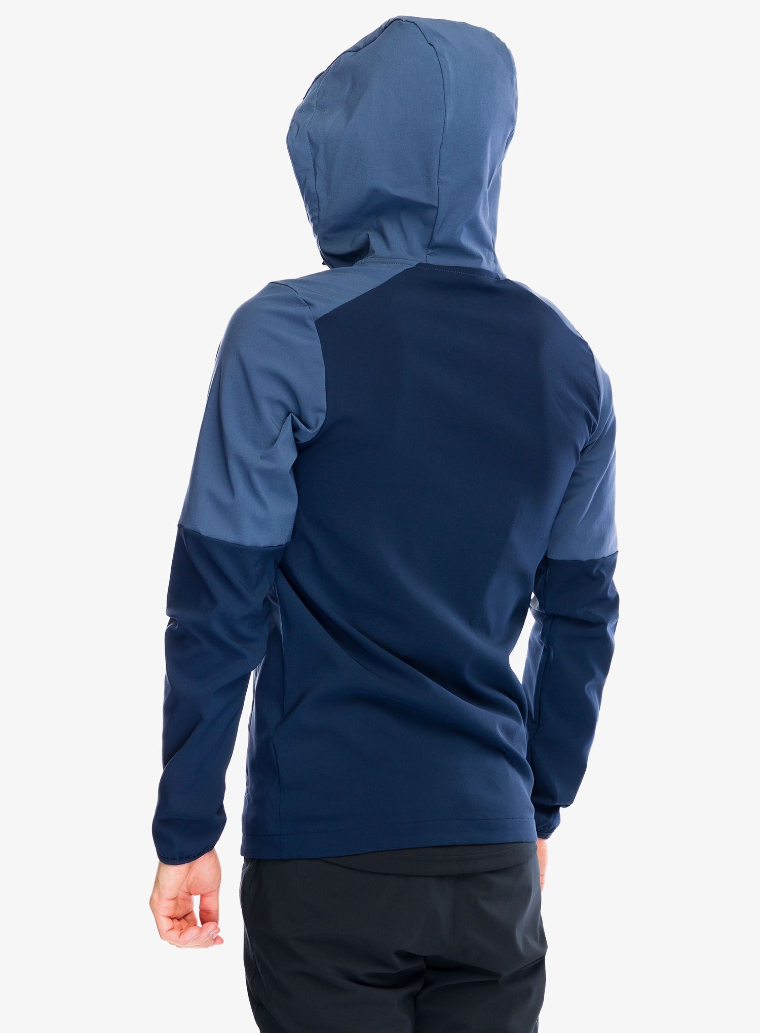 Softshell jakna Columbia Columbia Tech Softshell Hoodie - collegiate navy/dark mtn