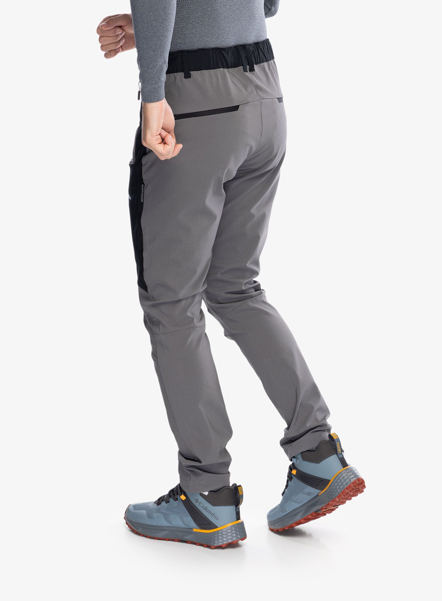 Softshell hlače Columbia Columbia Tech Softshell Pant - city grey/black