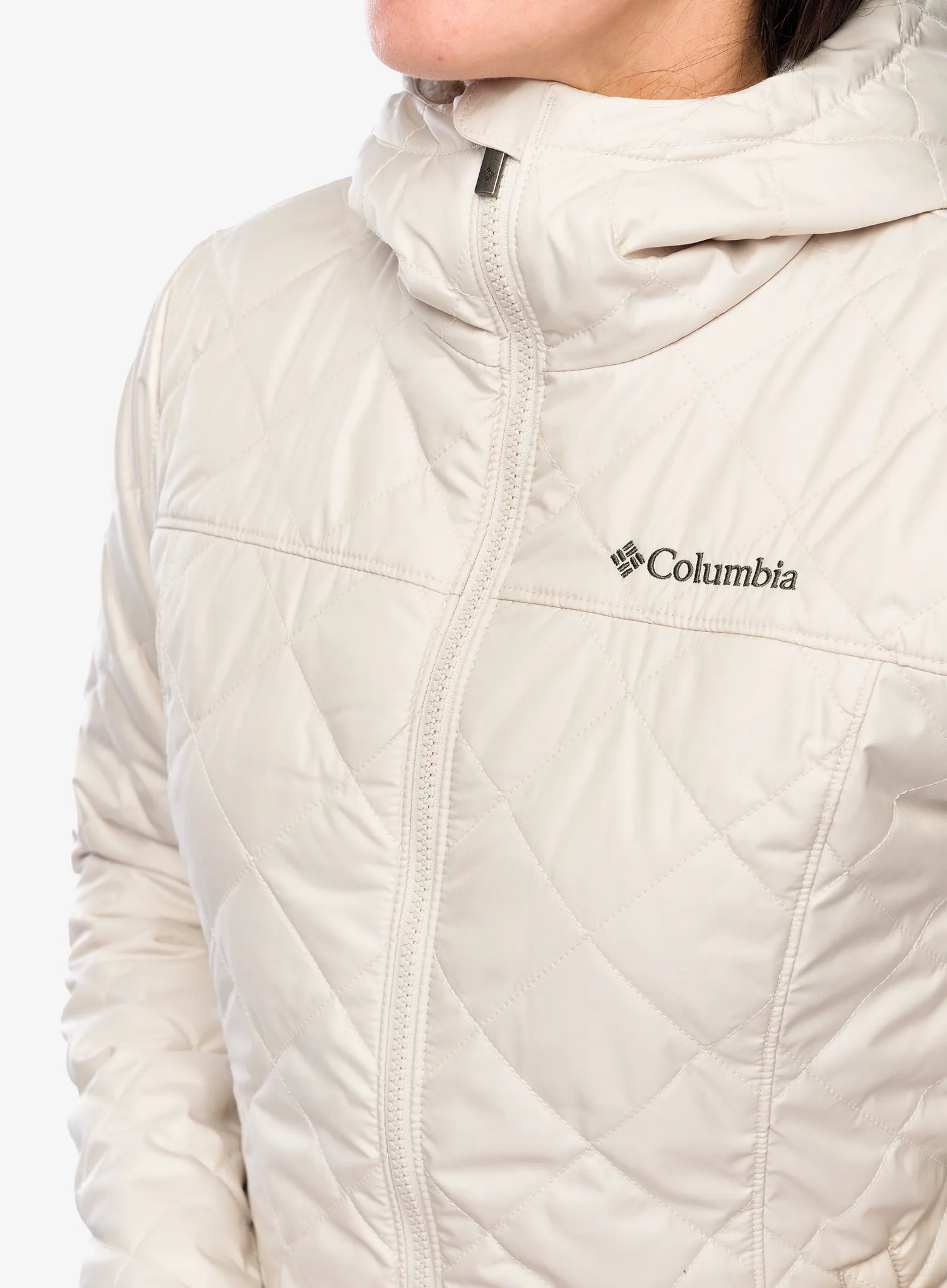 Jakna s postavom ženska Columbia Copper Crest II Hooded Jacket - dark stone