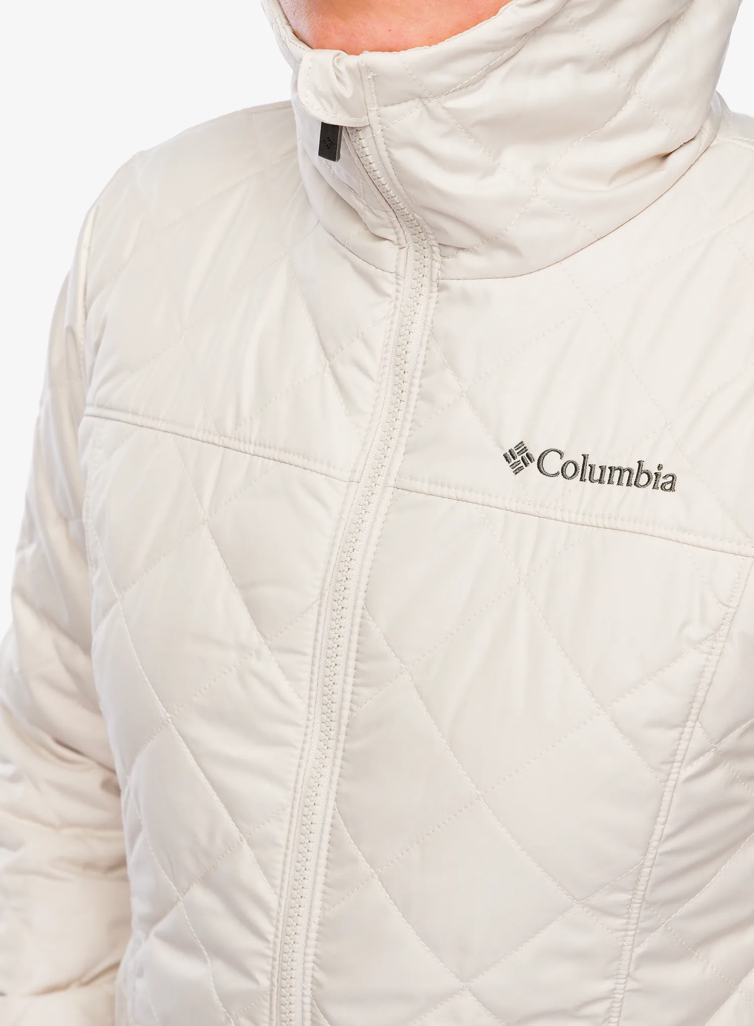 Jakna s postavom ženska Columbia Copper Crest II Hooded Jacket - dark stone