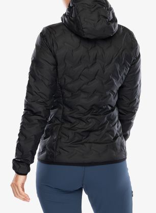 Ženska perjana jakna Columbia Delta Ridge II Down Hooded Jacket - black