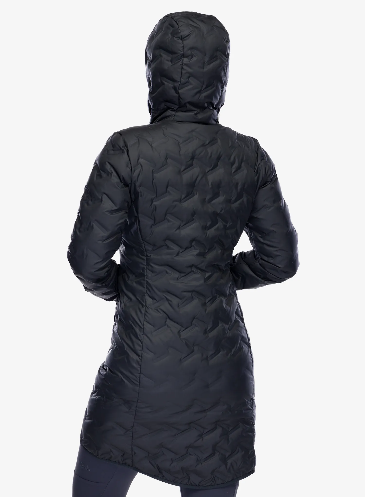 Ženski perjani kaput Columbia Delta Ridge II Long Down Jacket - black