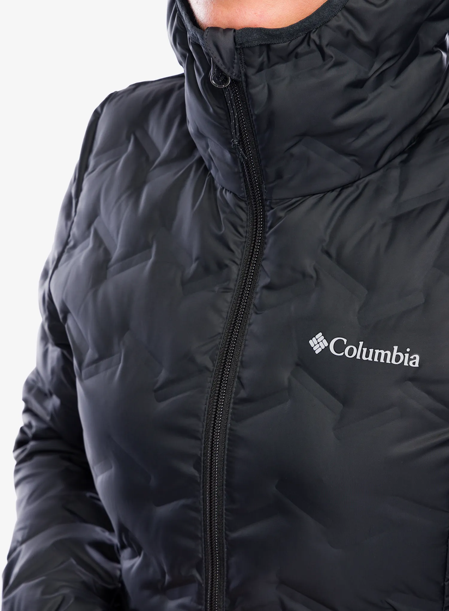 Ženski perjani kaput Columbia Delta Ridge II Long Down Jacket - black