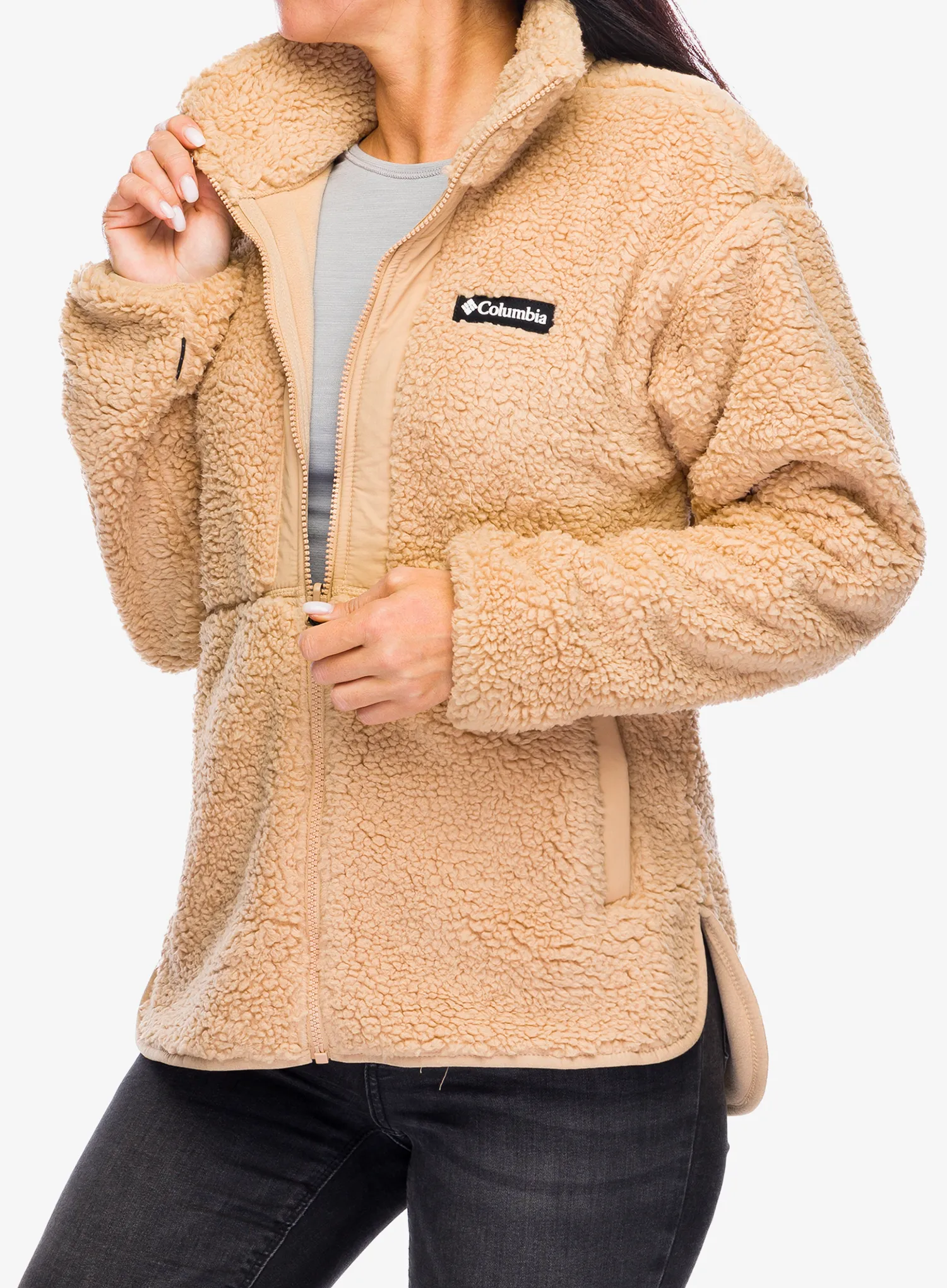 Ženska jakna 3u1 Columbia Drop Ridge II Interchange Jacket - camel brown