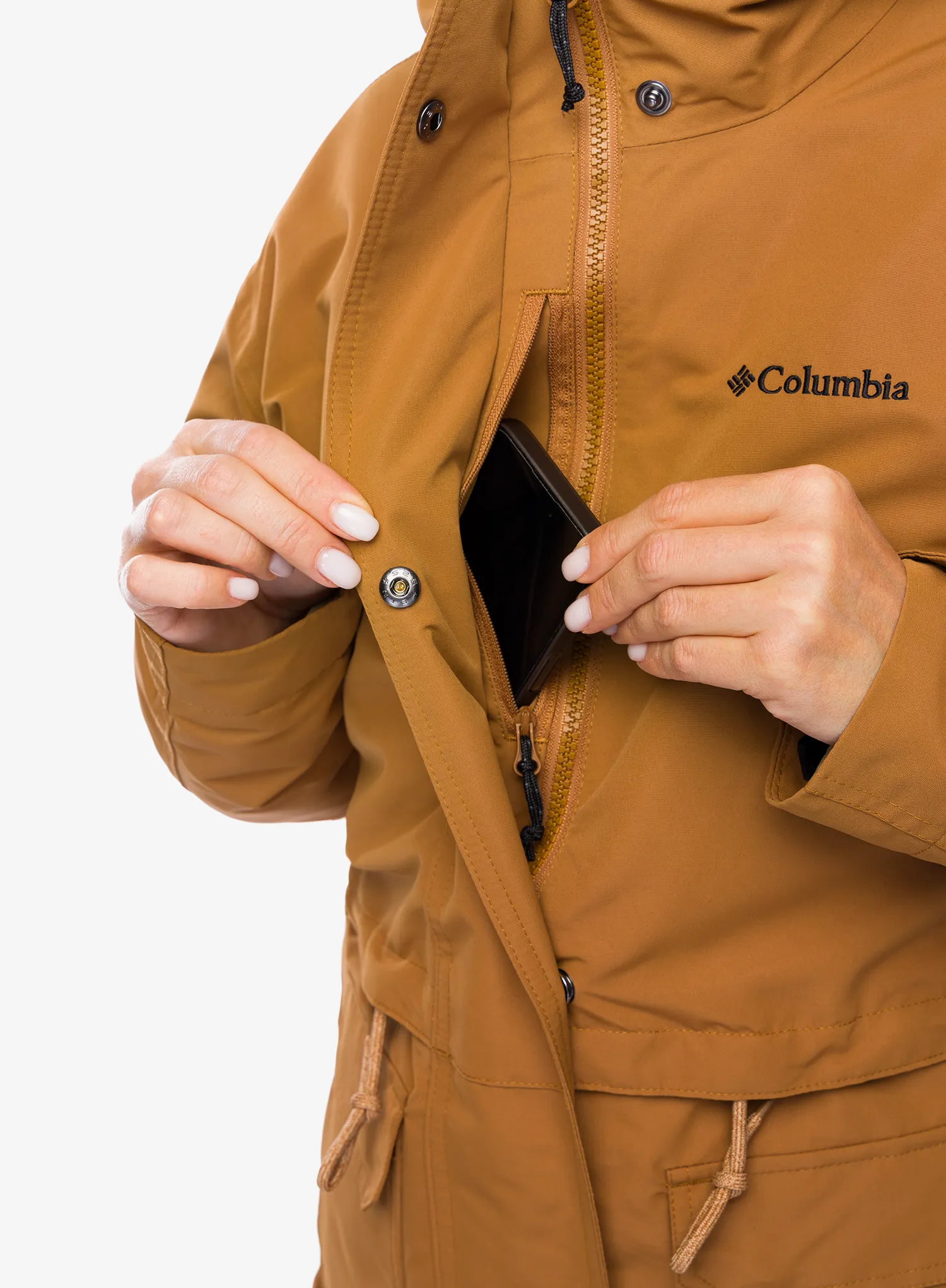 Ženska jakna 3u1 Columbia Drop Ridge II Interchange Jacket - camel brown