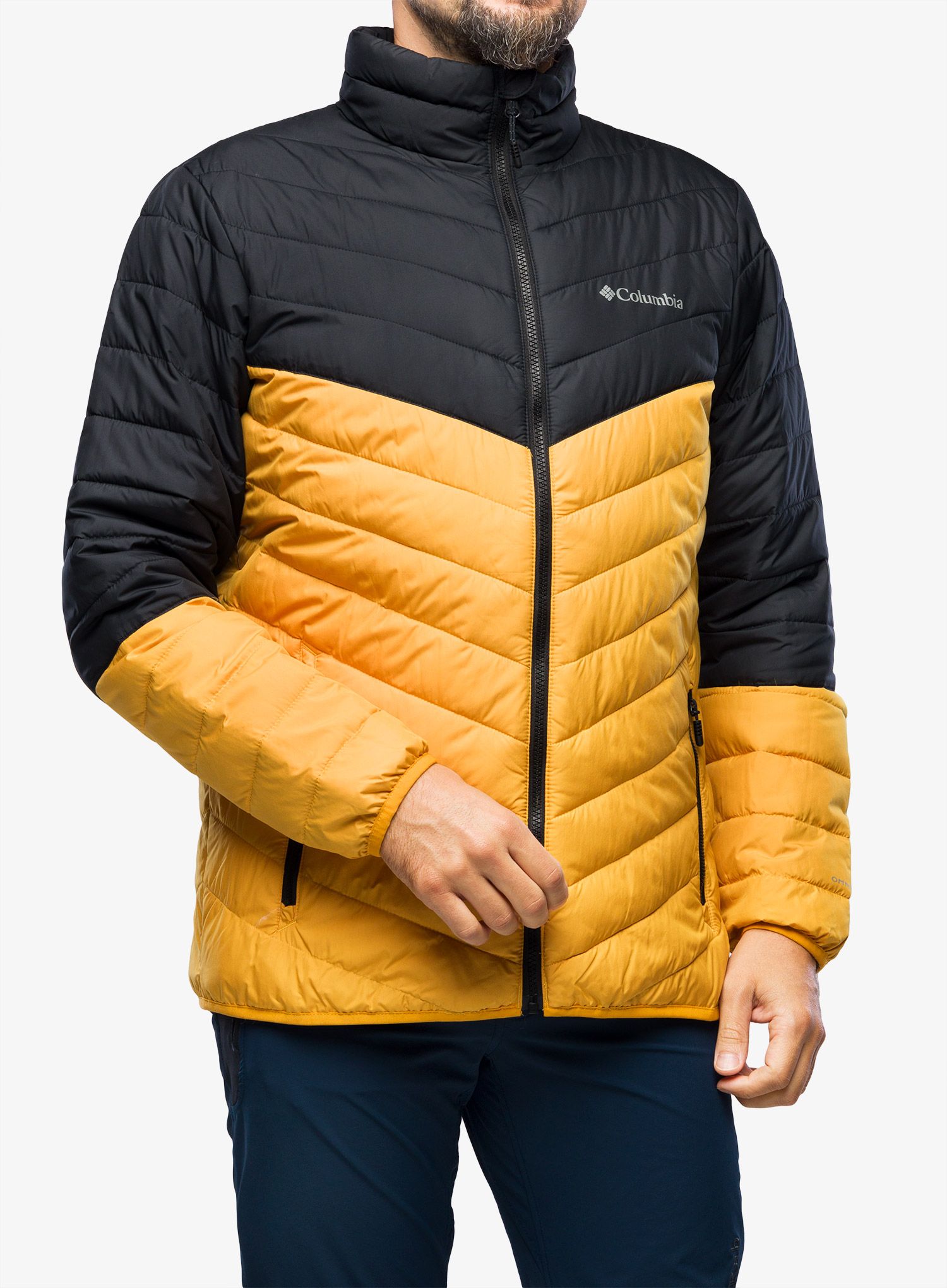 Jakna s postavom Columbia Eddie Gorge Jacket - raw honey/black