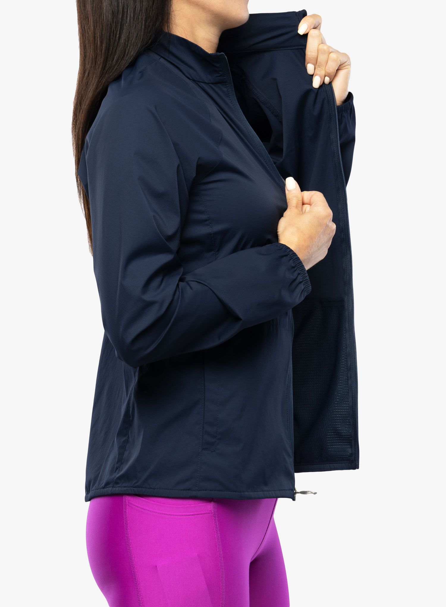 Ženska jakna Columbia Endless Trail Wind Shell - collegiate navy