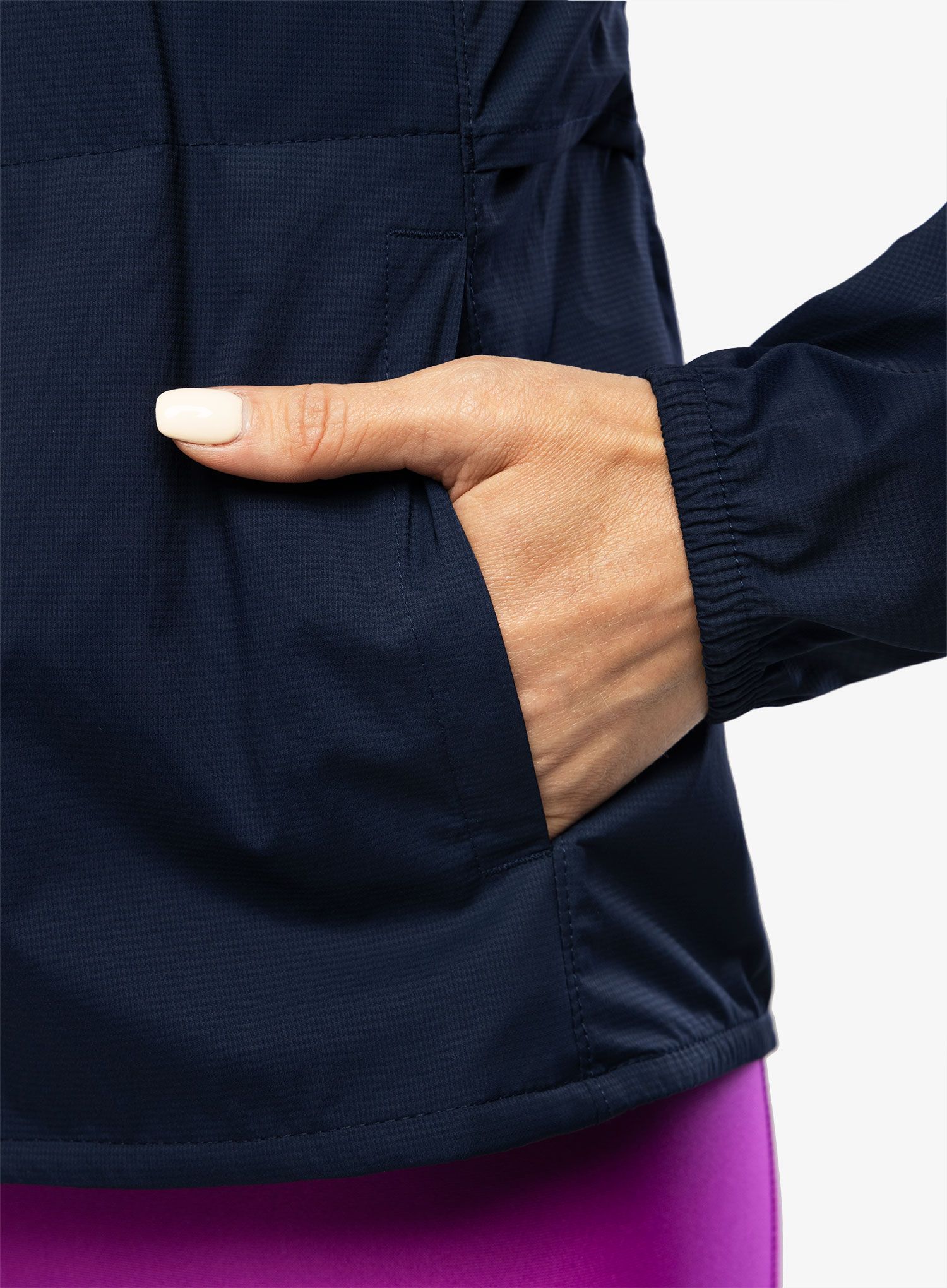 Ženska jakna Columbia Endless Trail Wind Shell - collegiate navy