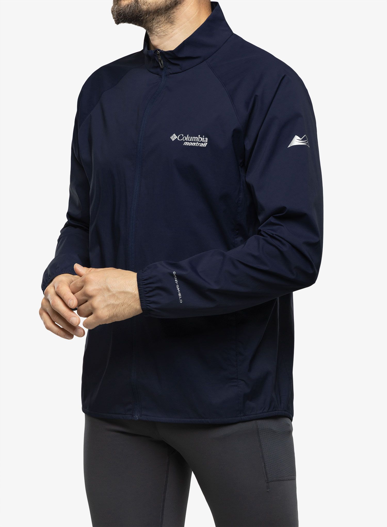 Jakna za trčanje Columbia Endless Trail Wind Shell - collegiate navy