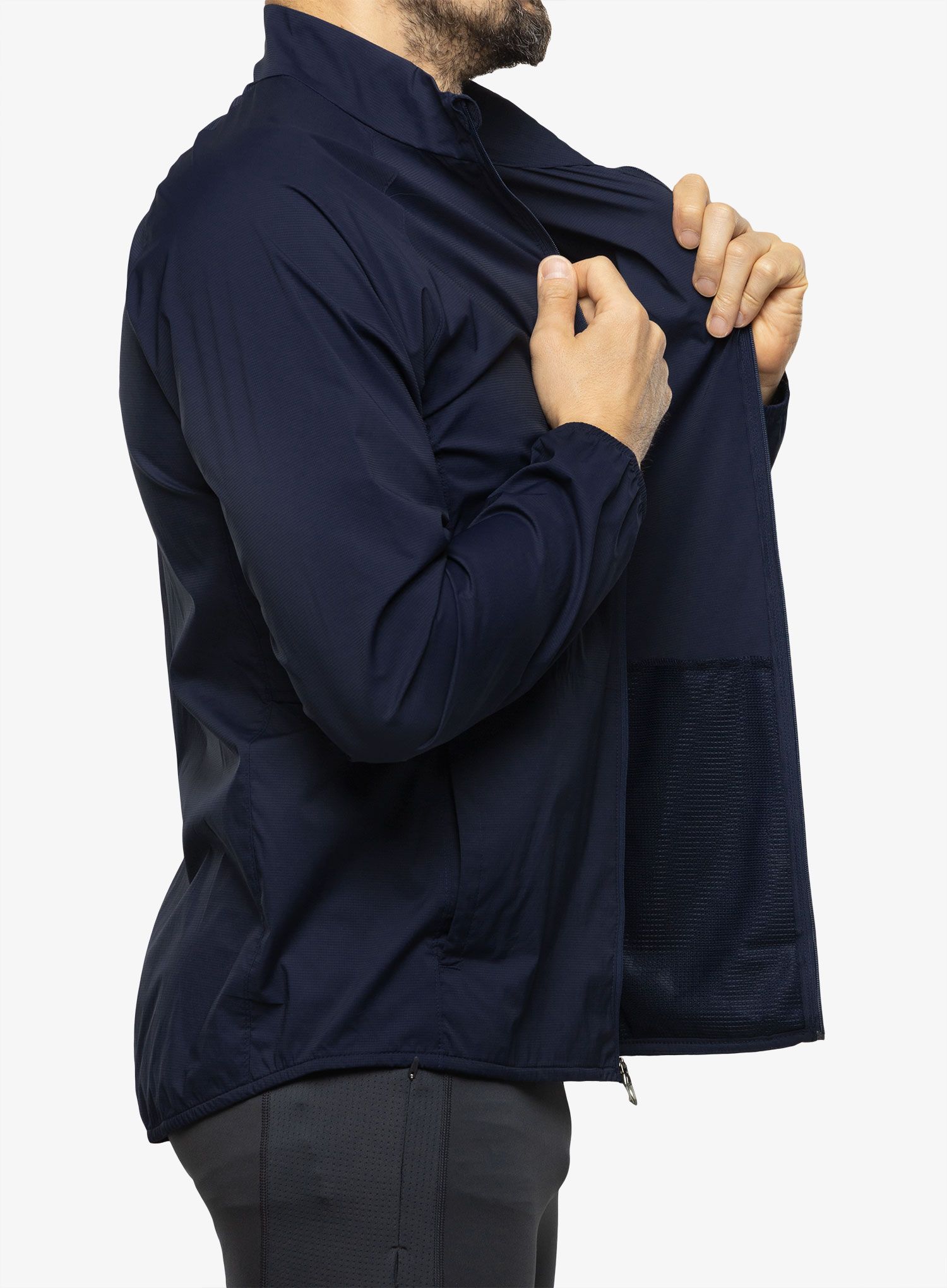 Jakna za trčanje Columbia Endless Trail Wind Shell - collegiate navy