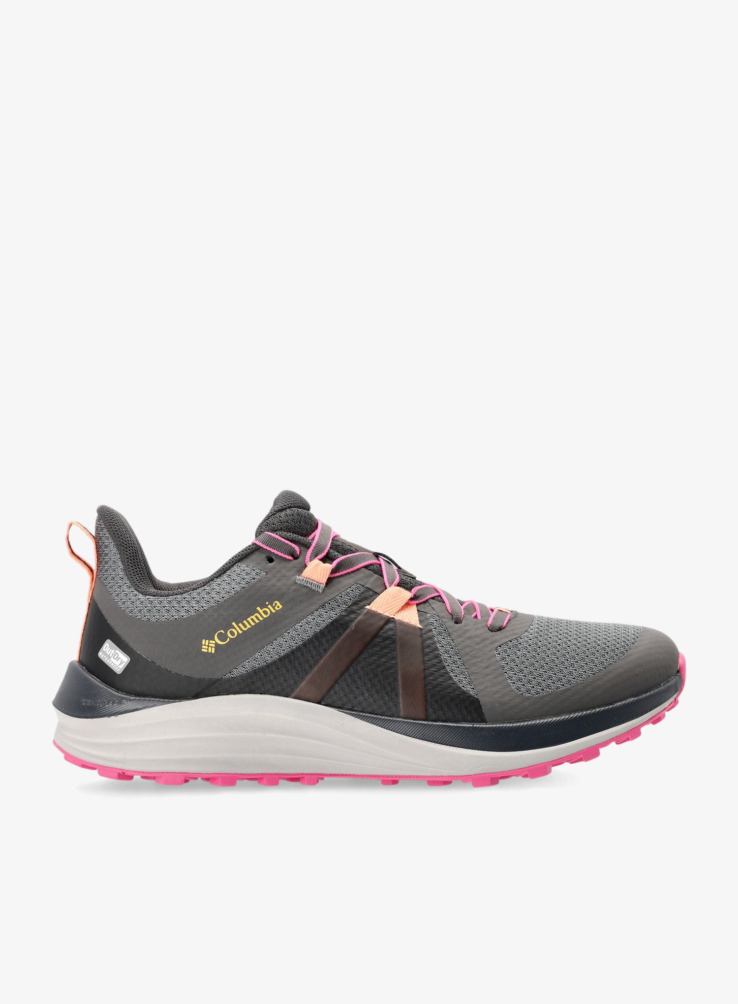 Ženske planinarske cipele Columbia Escape Pursuit Out Dry - dark grey/wild geranium
