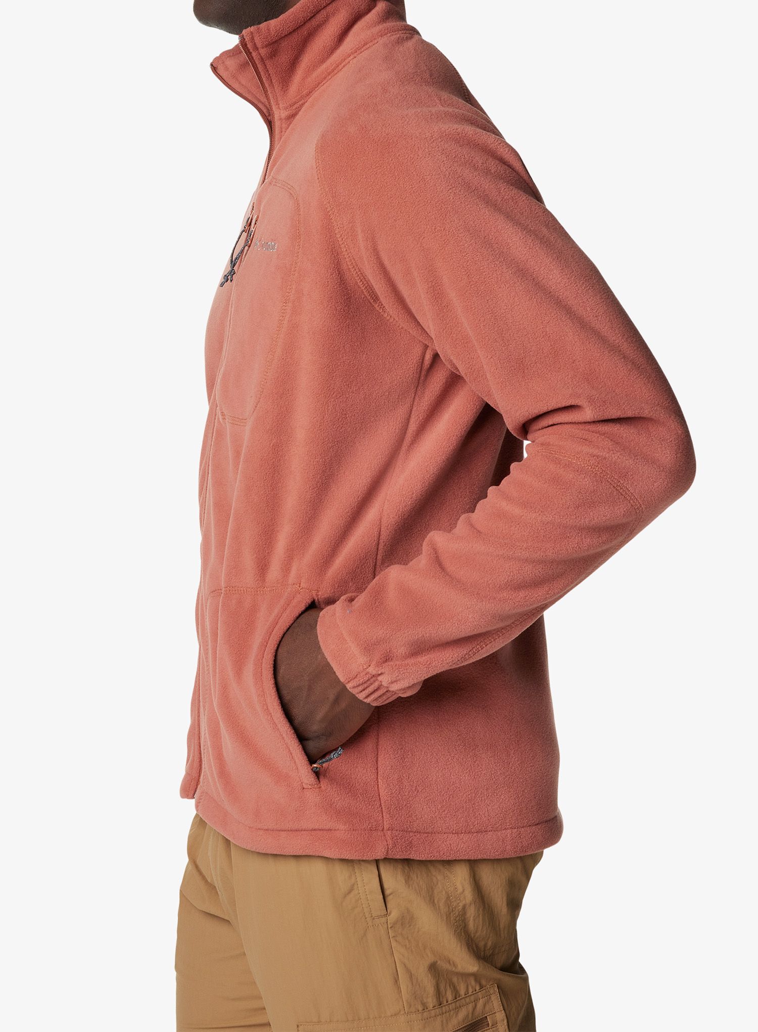 Jakna od flisa Columbia Fast Trek II Full Zip Fleece - auburn