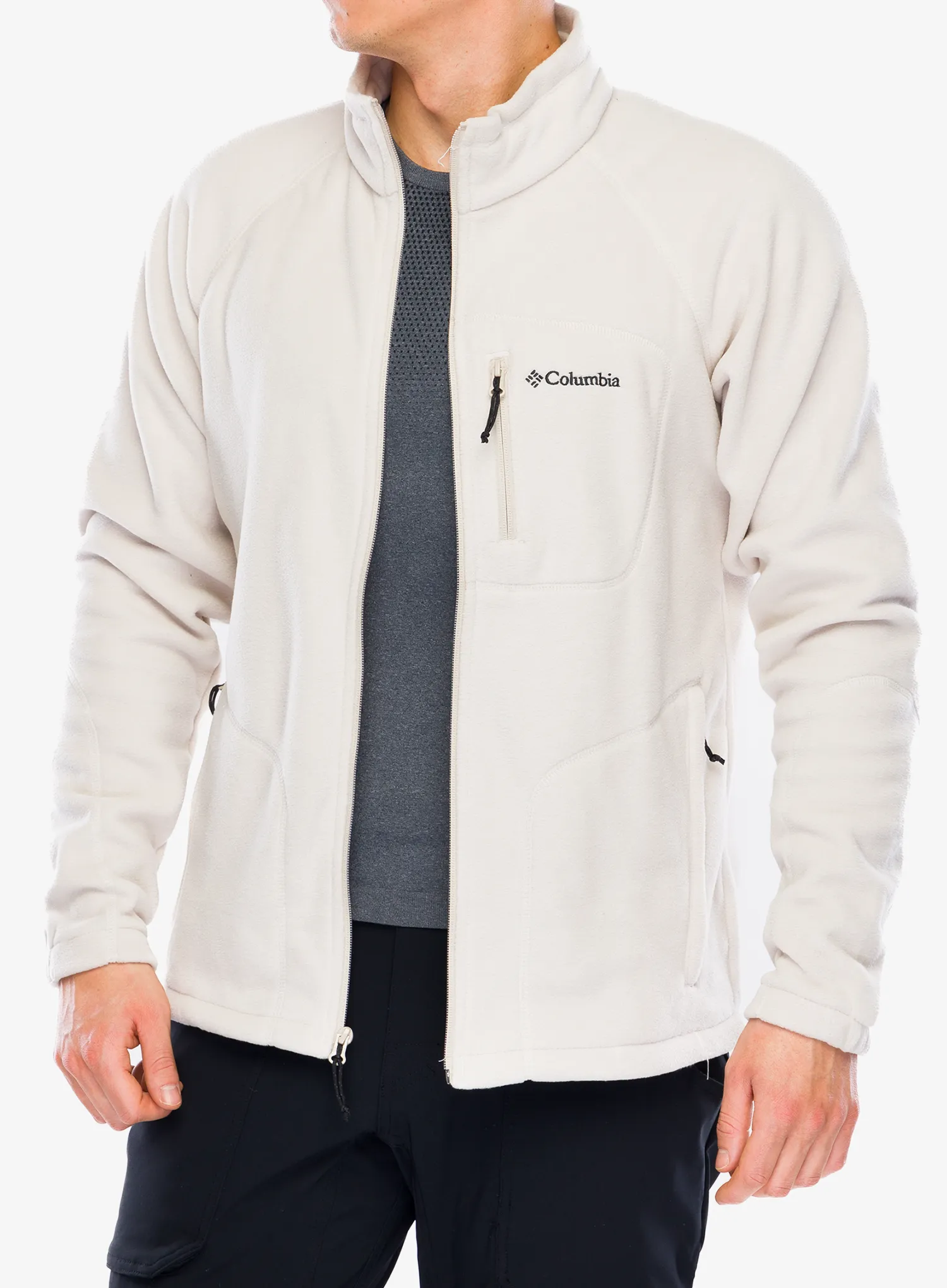 Jakna od flisa Columbia Fast Trek II Full Zip Fleece - dark stone