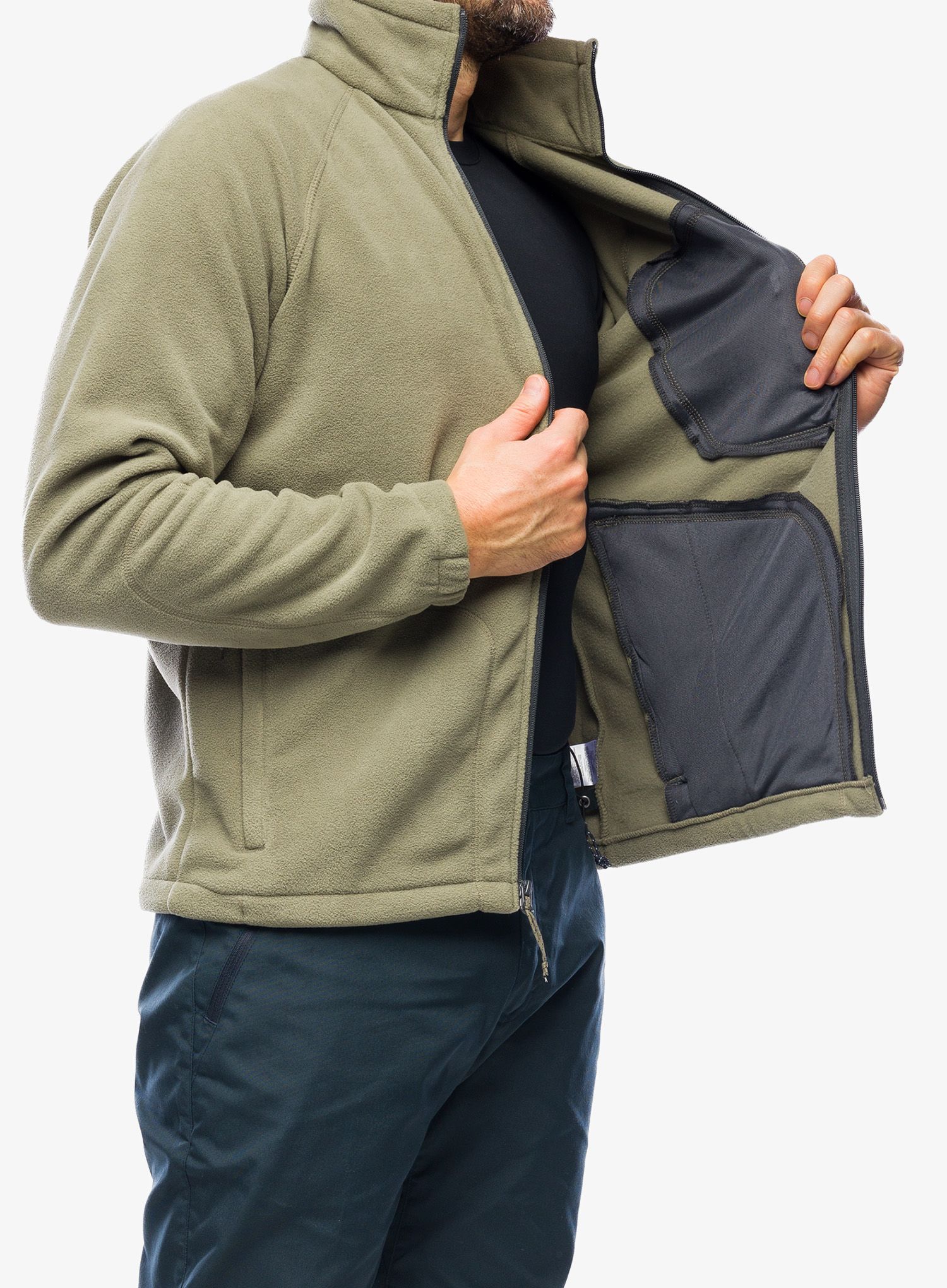 Jakna od flisa Columbia Fast Trek II Full Zip Fleece - stone green