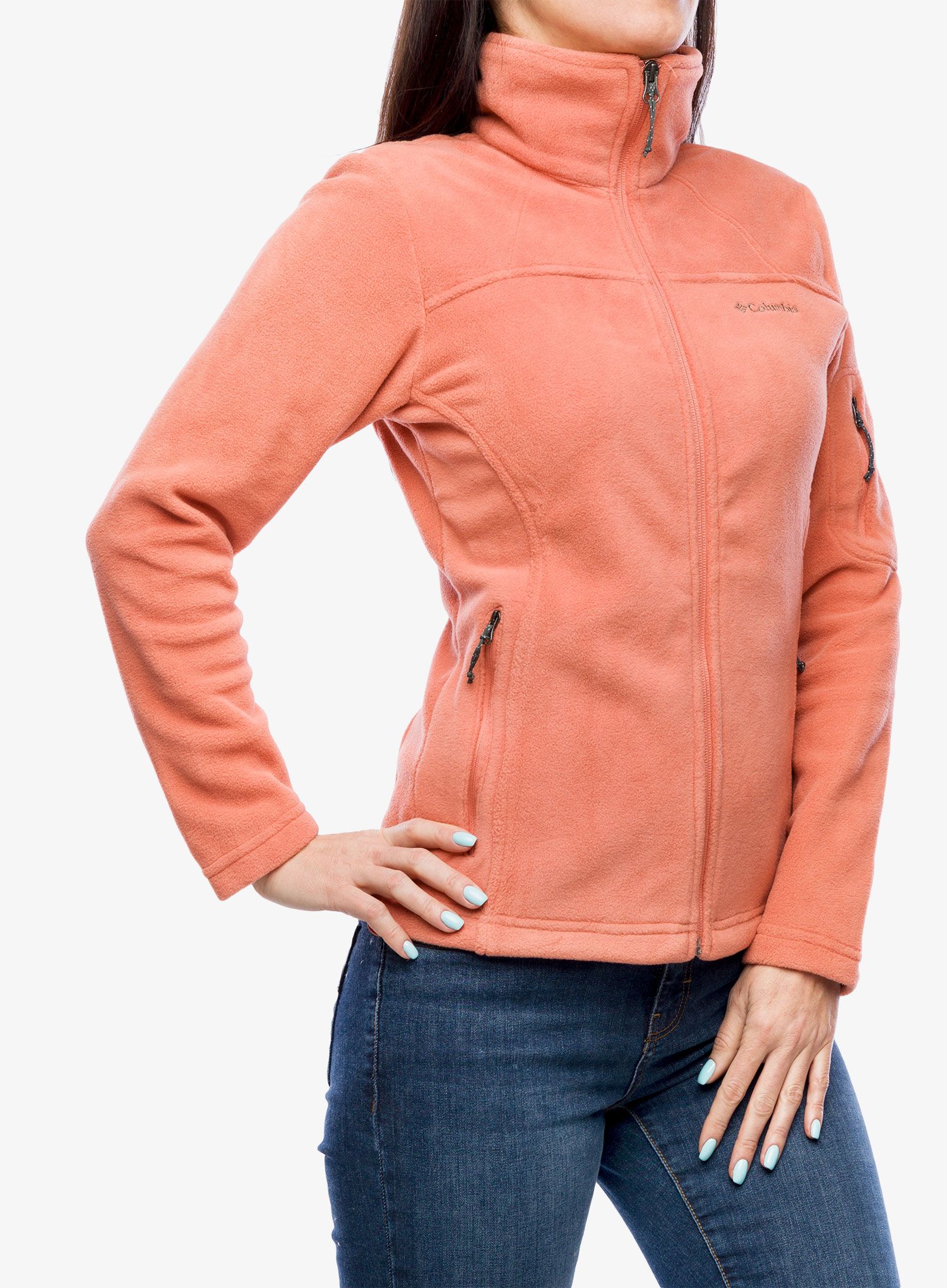 Ženska jakna od flisa Columbia Fast Trek II Jacket - faded peach